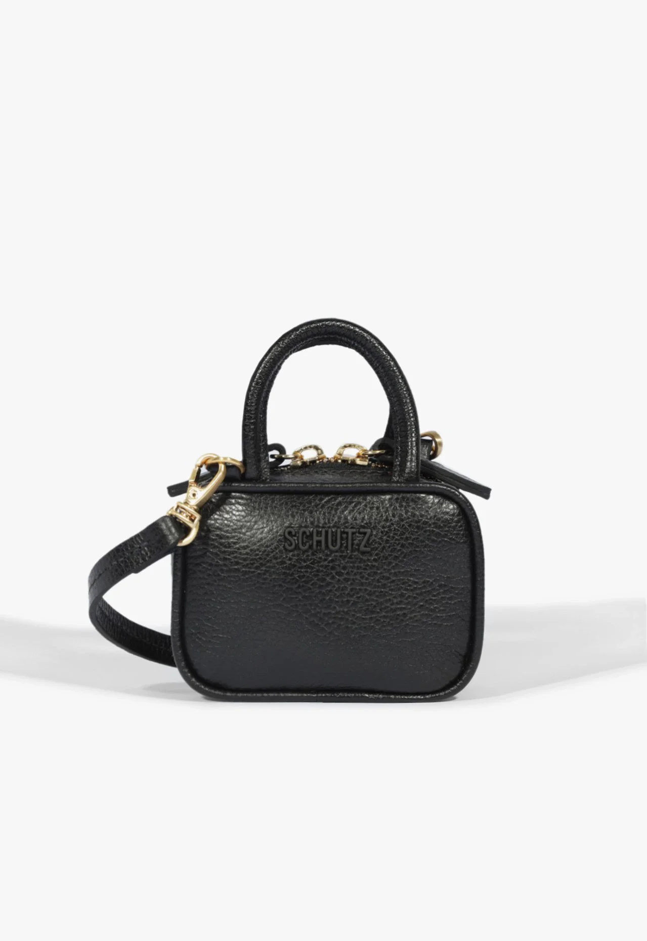 Mini Bag Ivvy Couro Preta