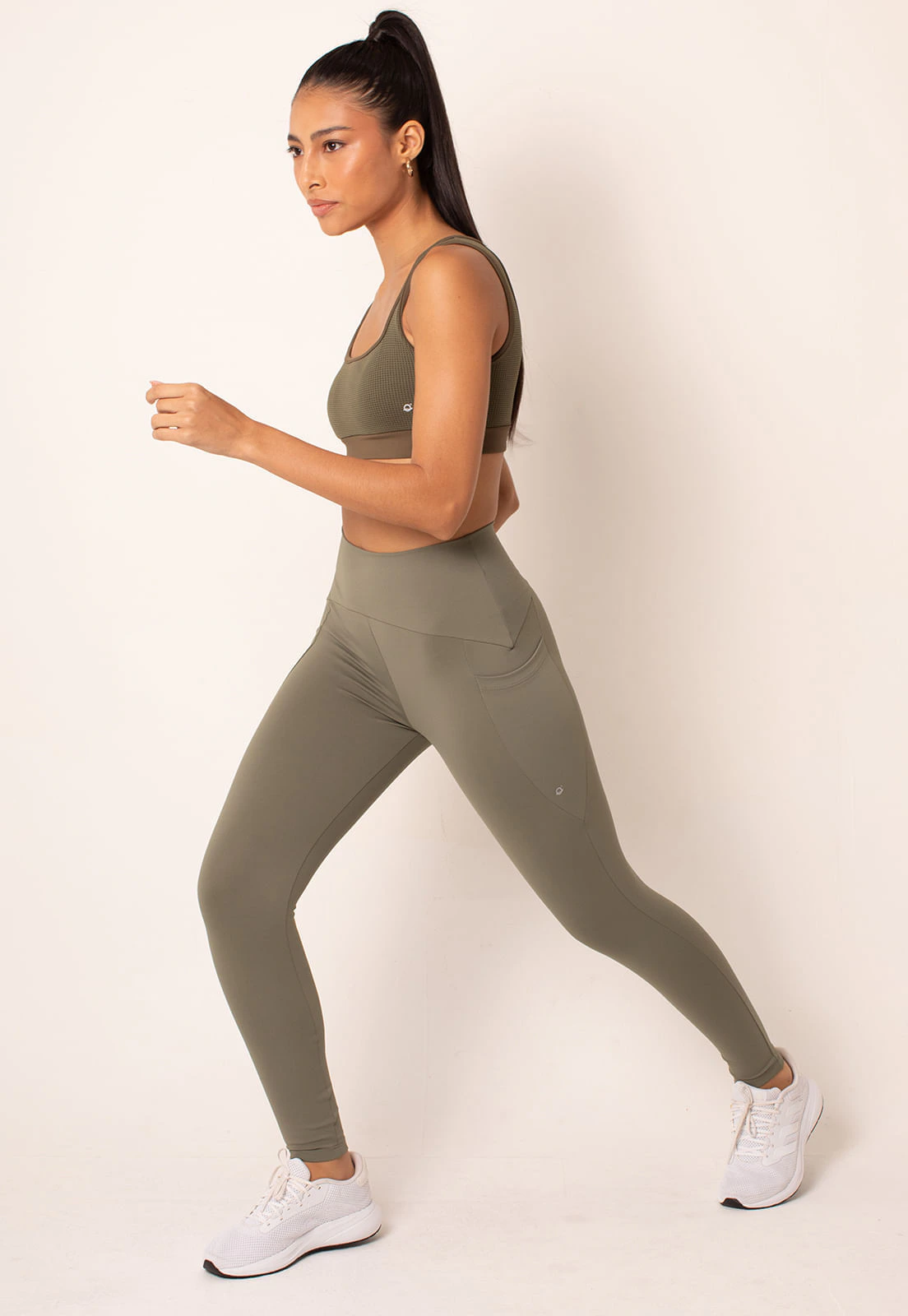 Calça Legging Power Supreme Cós Arco com Bolsos