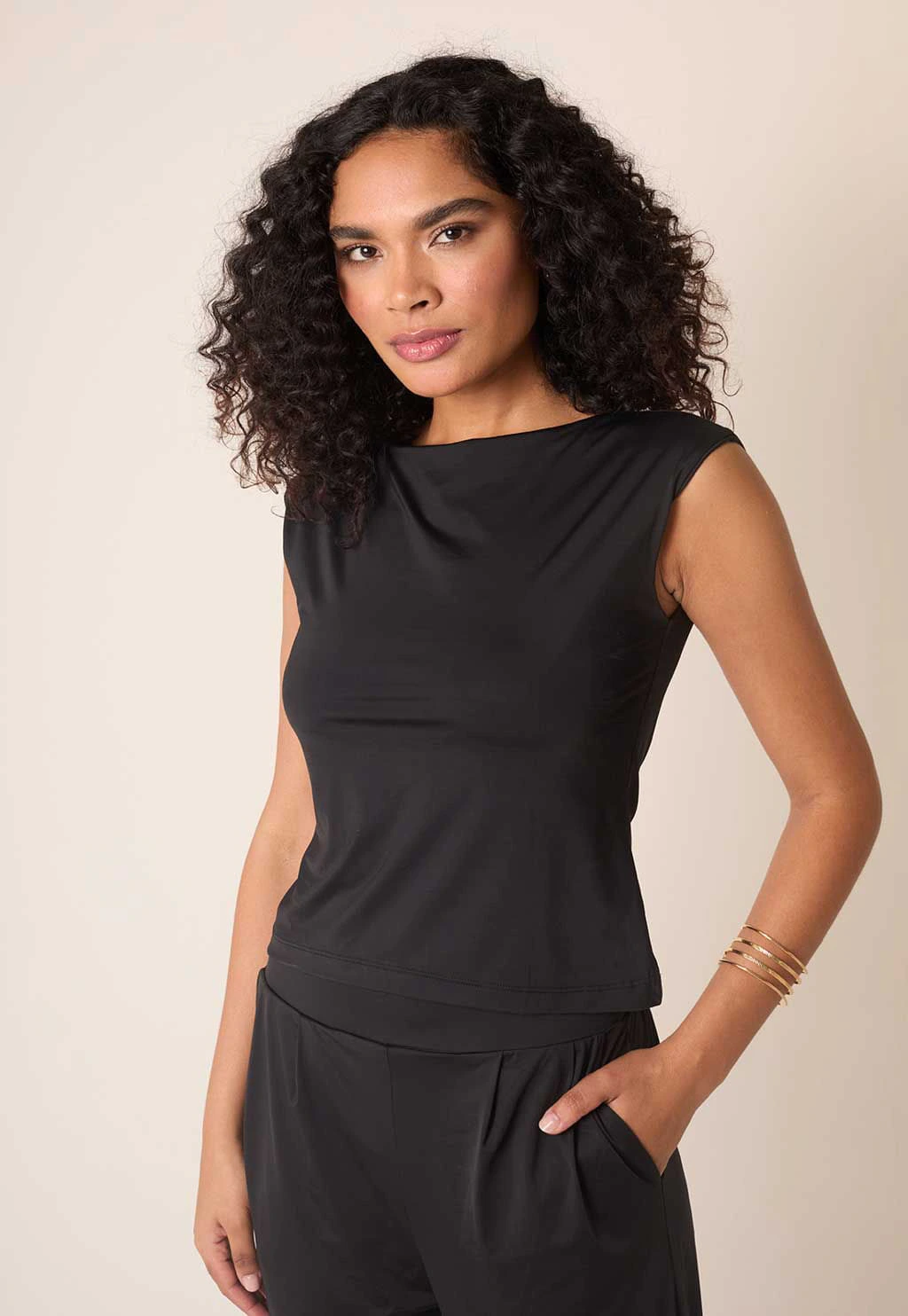 Blusa Fluxy Decote Canoa