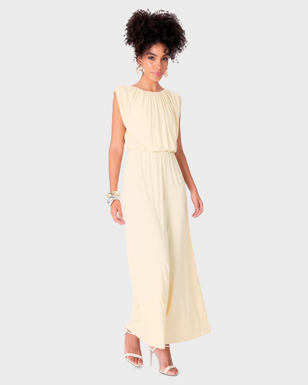 Macacão Feminino Wide Leg Decote Gota Costas Em Malha Conforto Dry - ENFIM