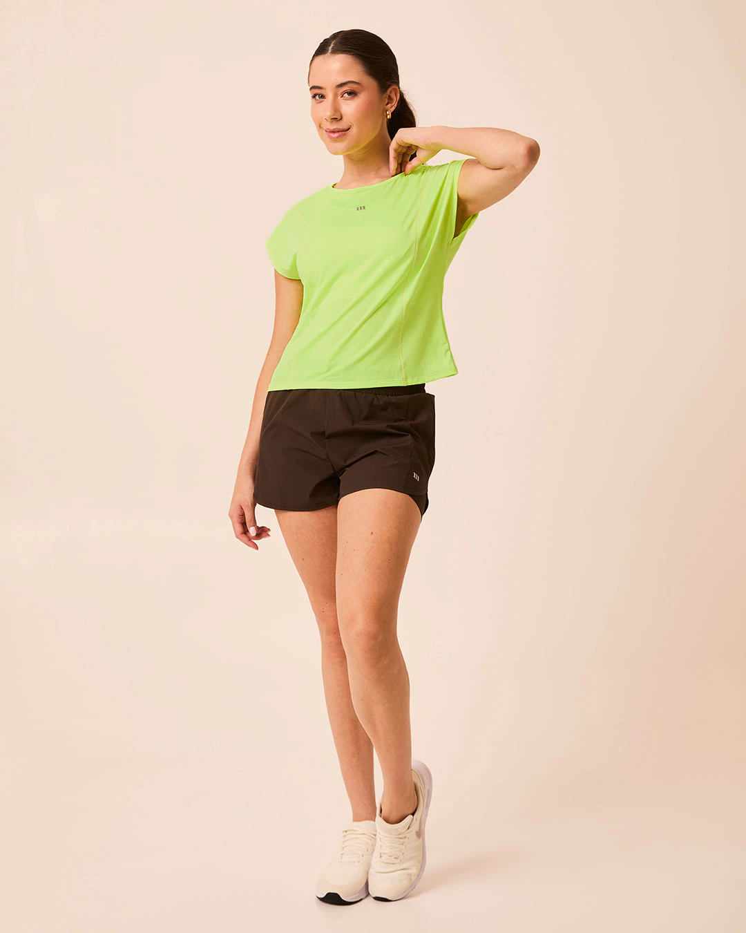 Blusa Esportiva Feminina Box Detalhe Costura Frontal Malha Dry Malwee Active