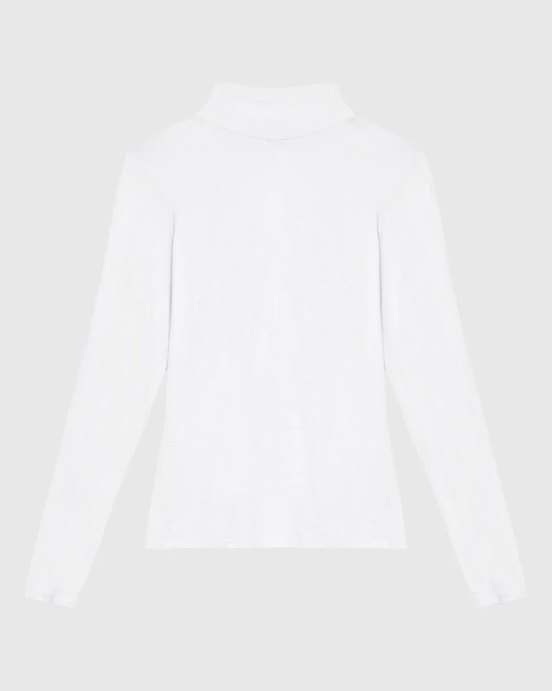 Blusa Básica Feminina Gola Alta Em Malha Viscose Stretch - ENFIM