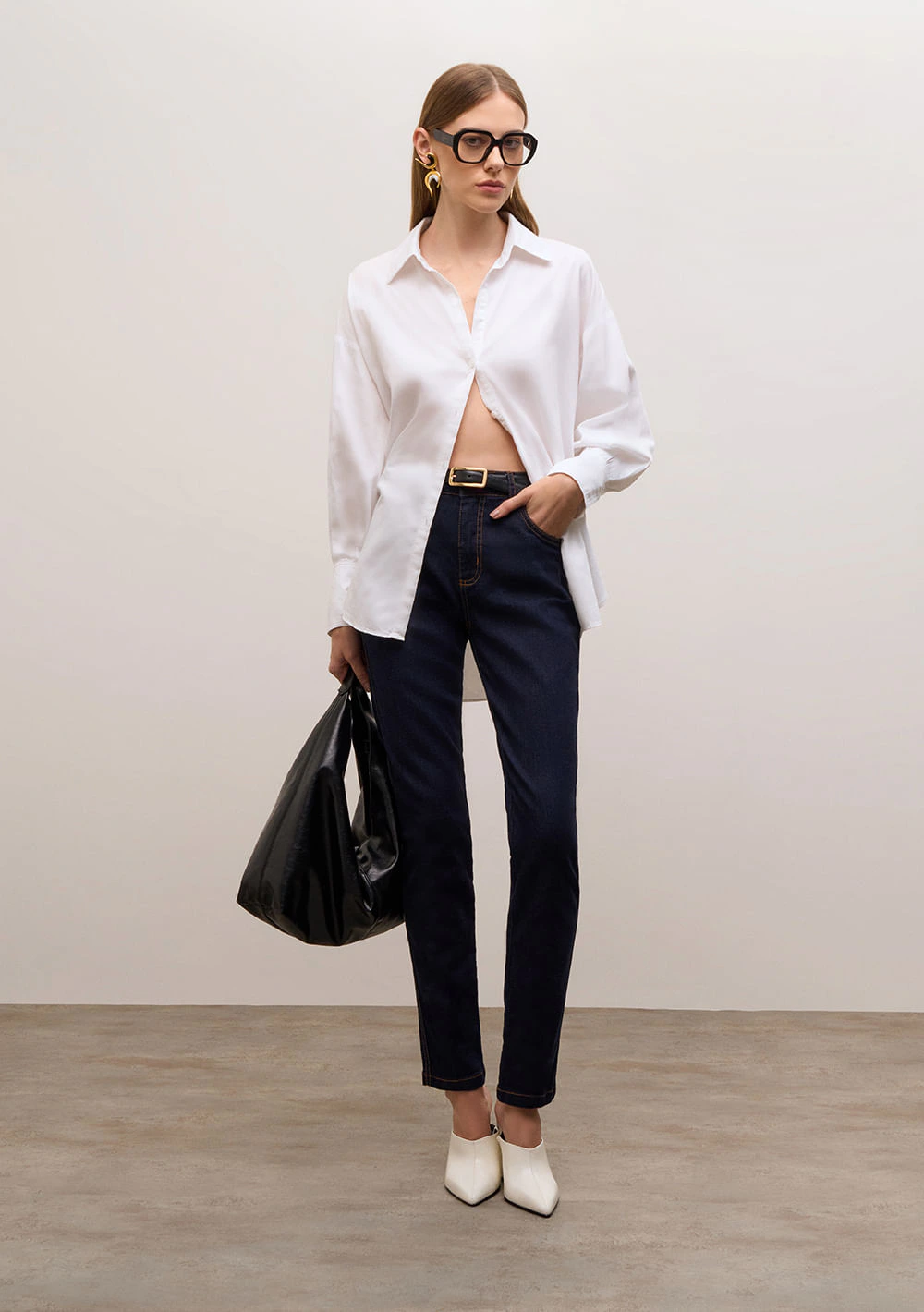 Calça Iódice Skinny Média Azul