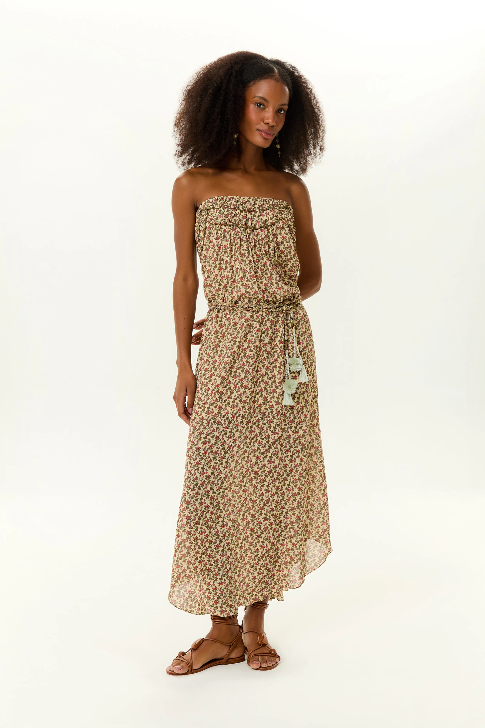 Vestido Midi Ggt Estampa Ticy