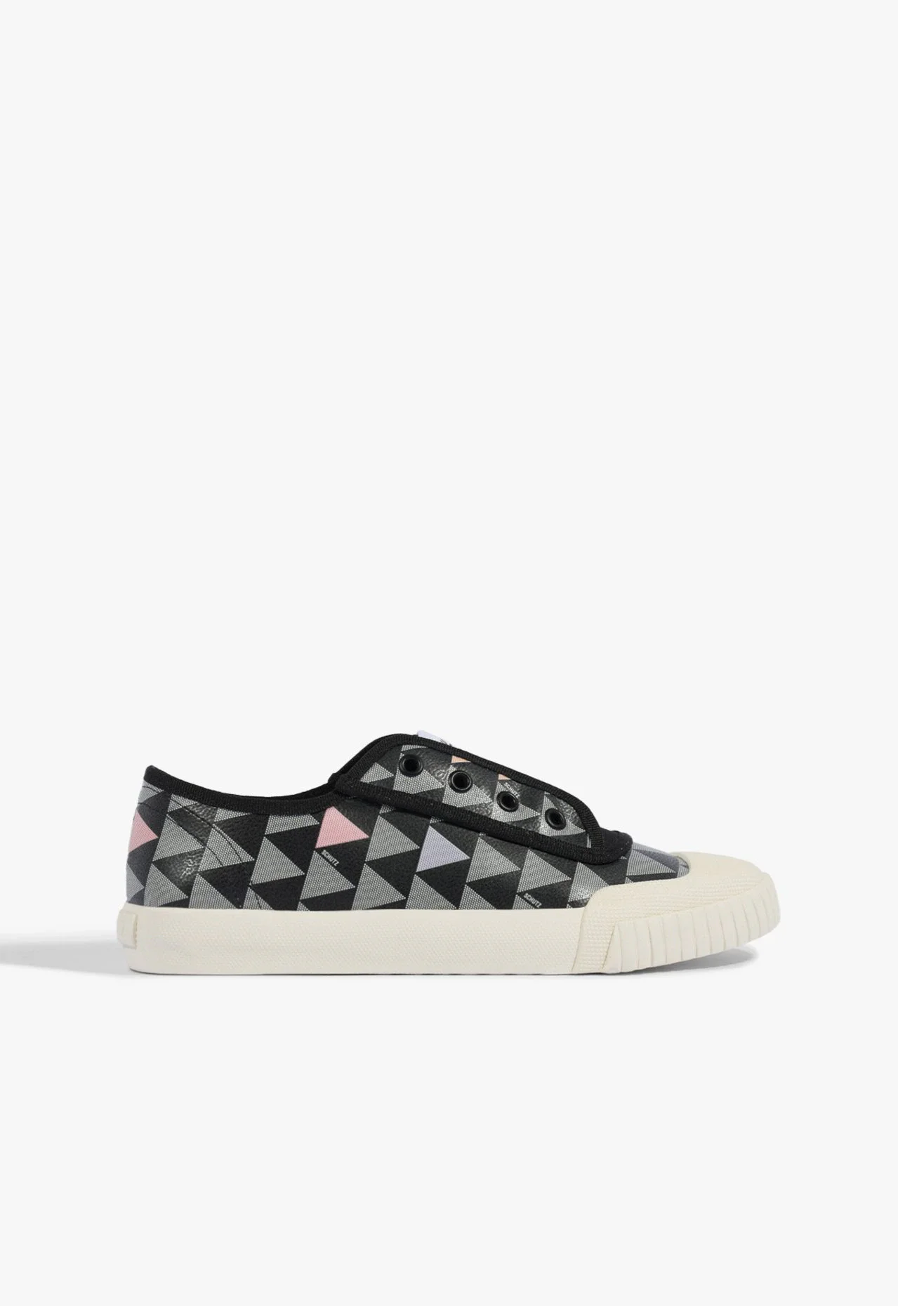Tênis Smash Triangle Preto e Branco
