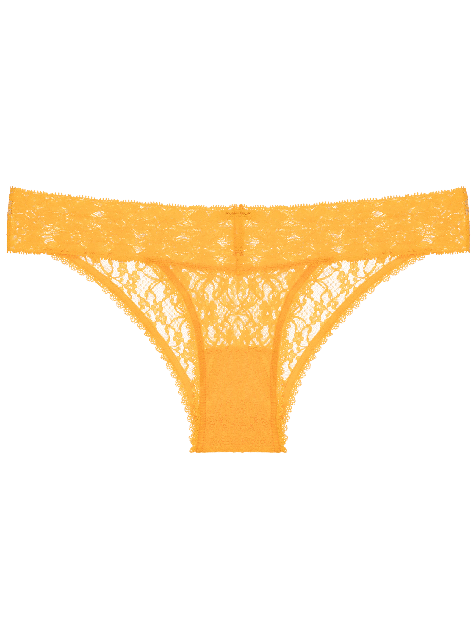 Calcinha Biquíni Renda Sweet Lace Amarelo Radiante