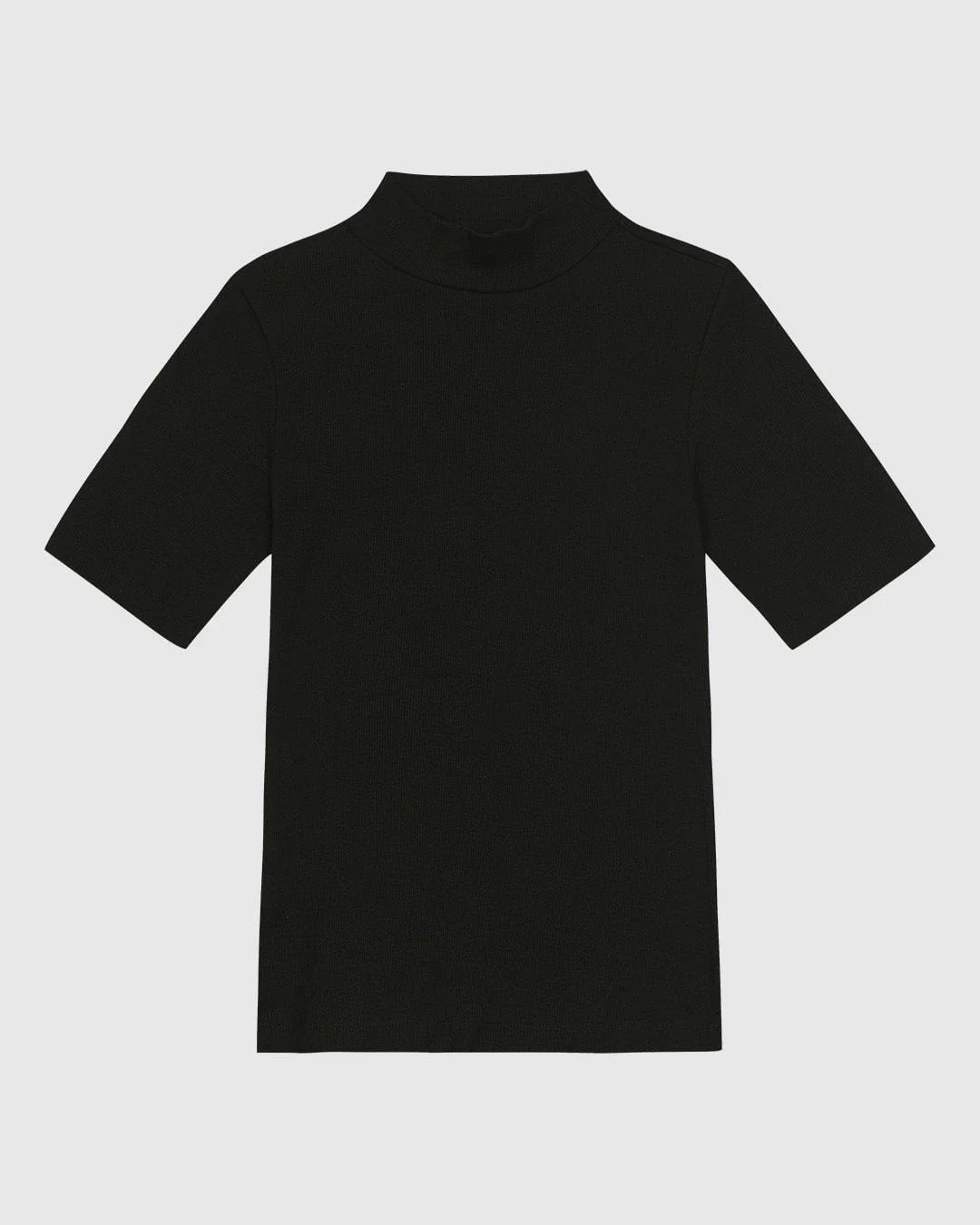 Blusa Básica Feminina Gola Dupla Em Ribana - ENFIM