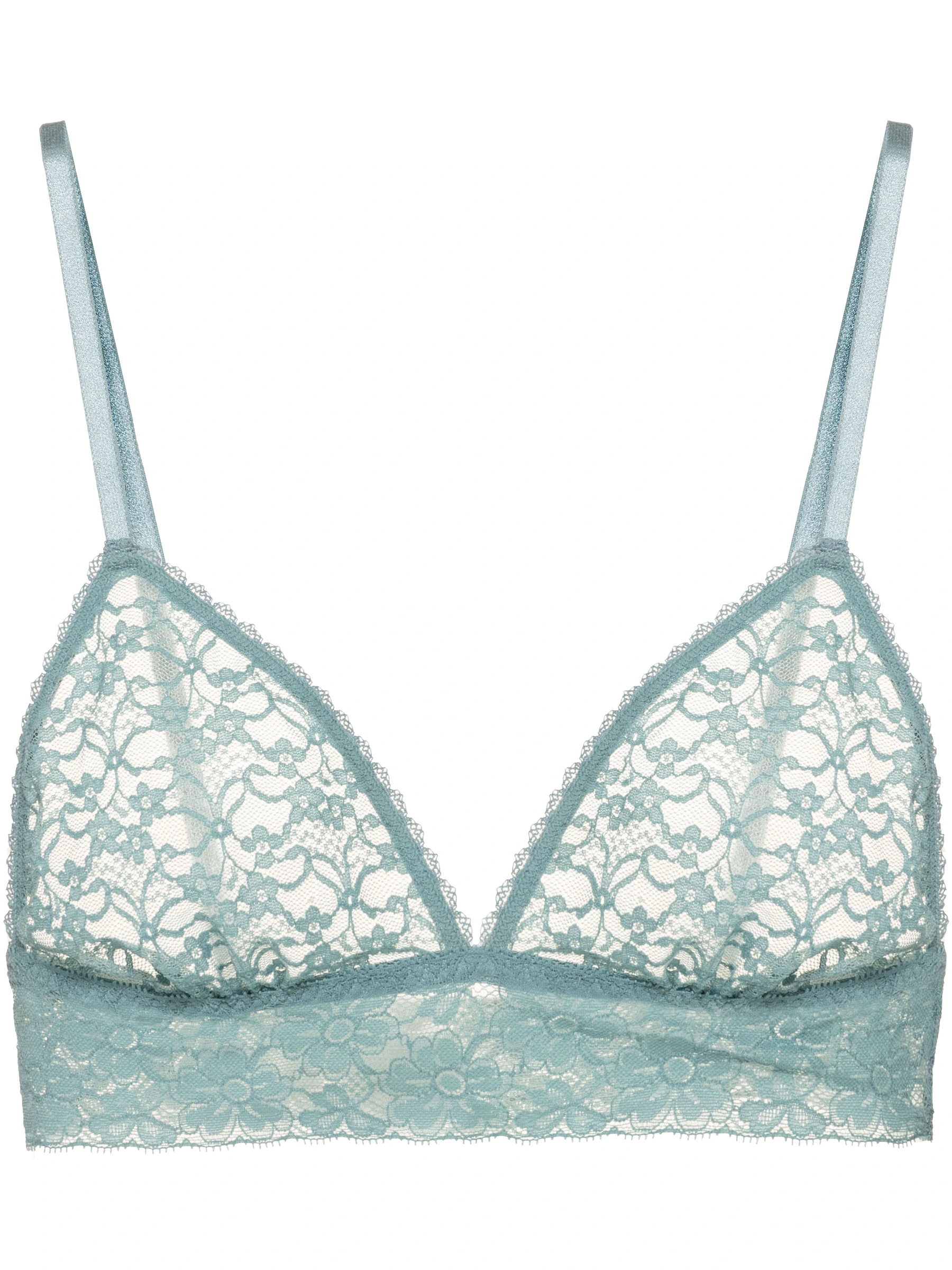 Sutiã Triângulo Renda Sweet Lace Azul Aquamarine