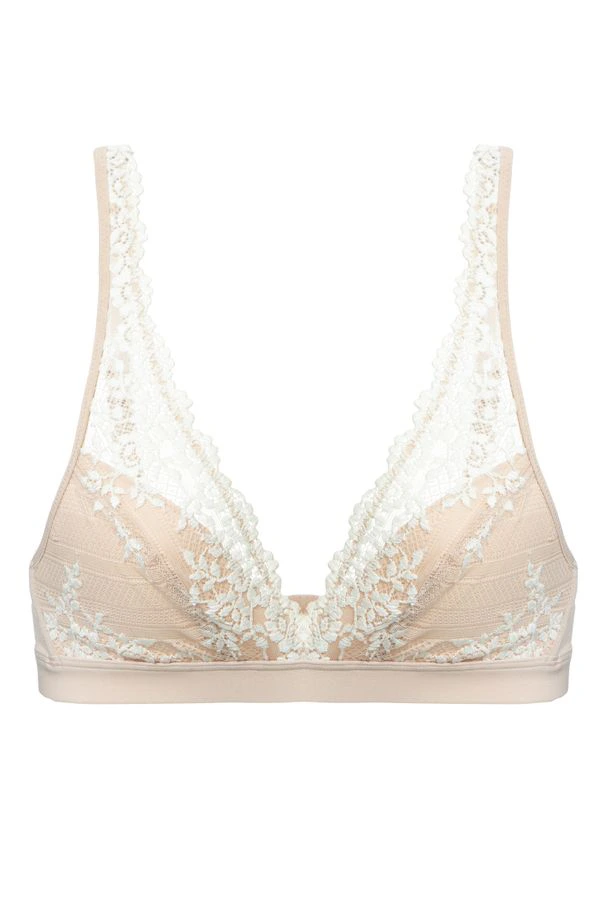 Sutiã Triângulo Renda Embrace Lace Wacoal Nude