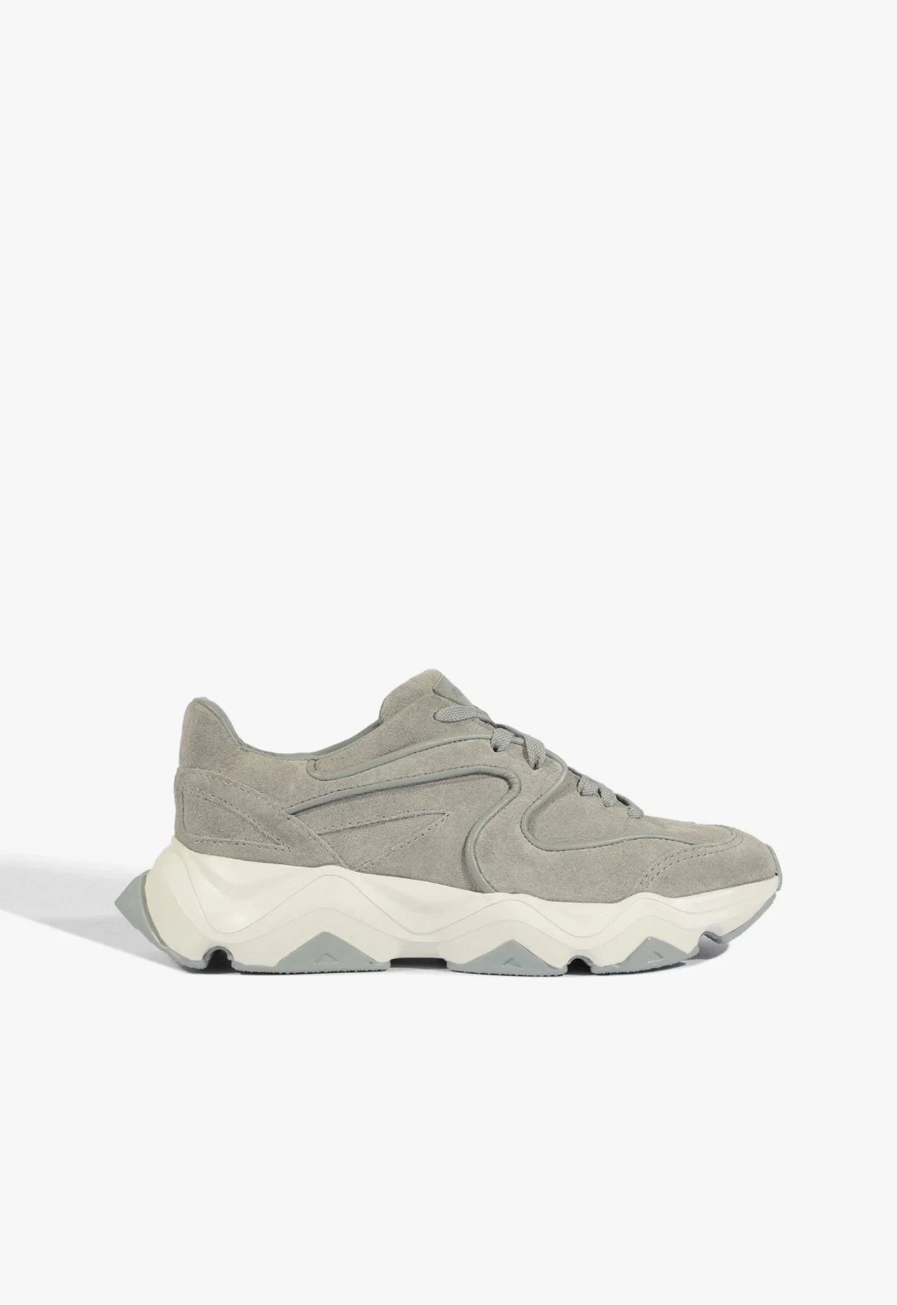 Tênis Sporty Couro Cinza