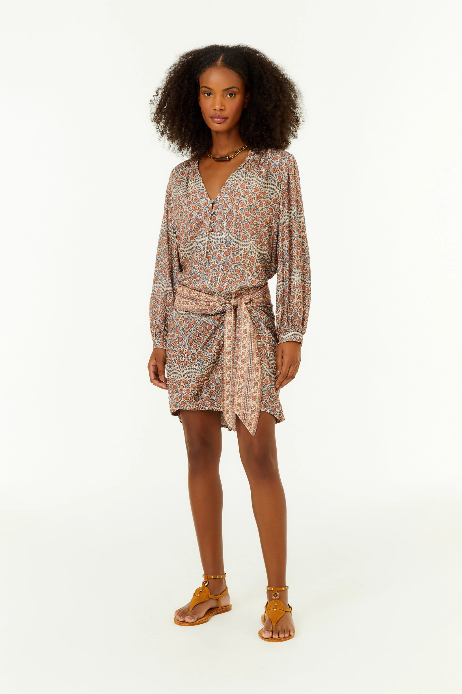 Vestido Curto Estampa Lisse