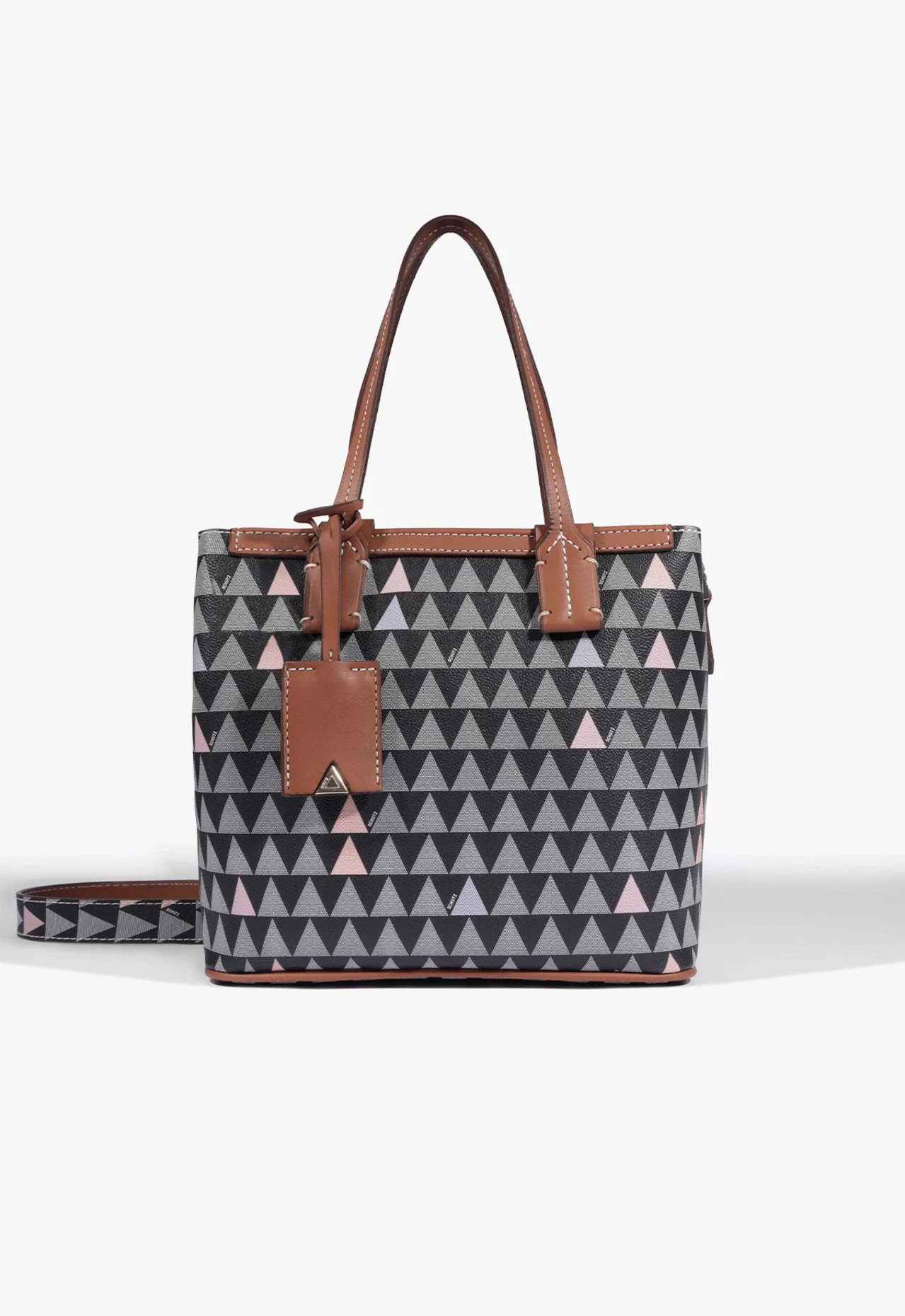 Bolsa Mini Shopping New Triangle Nina Preta