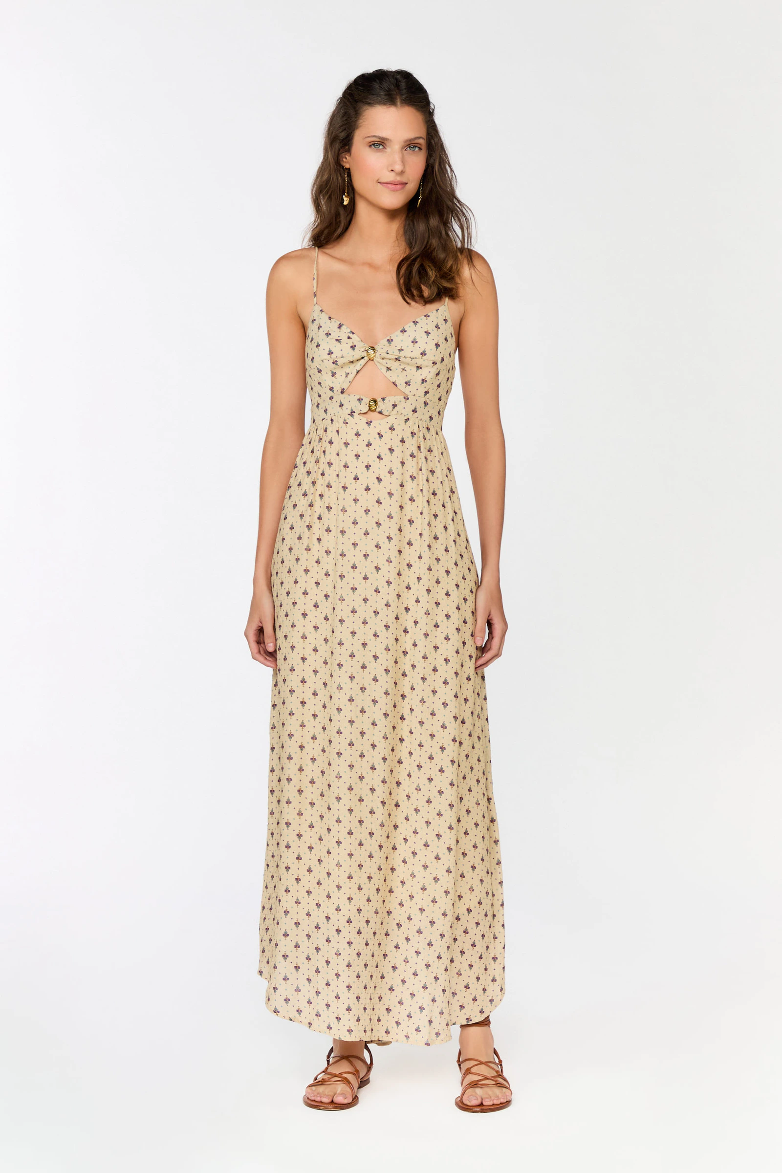 Vestido Metais Estampa Zaz