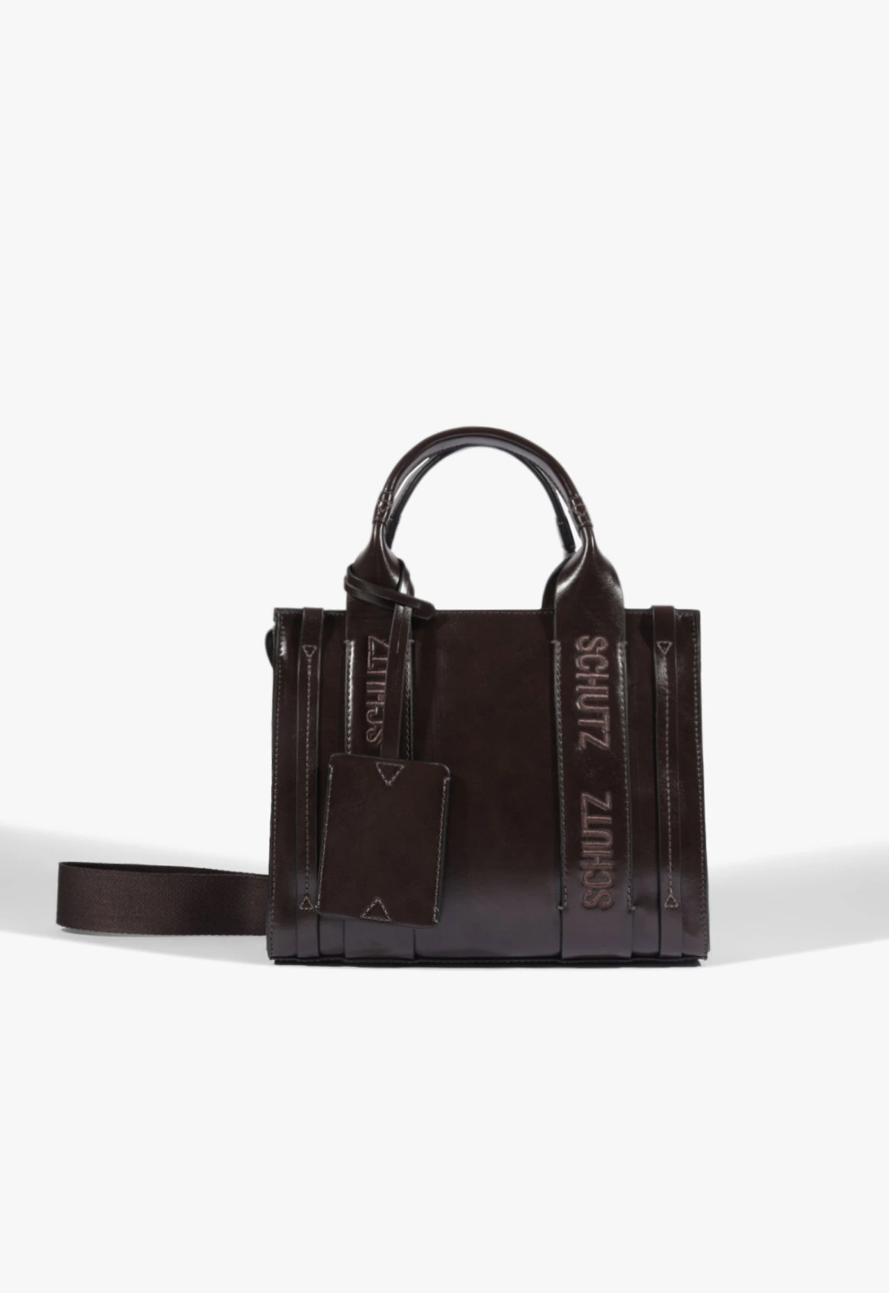 Bolsa Tote Avery Média Vermelho Escuro