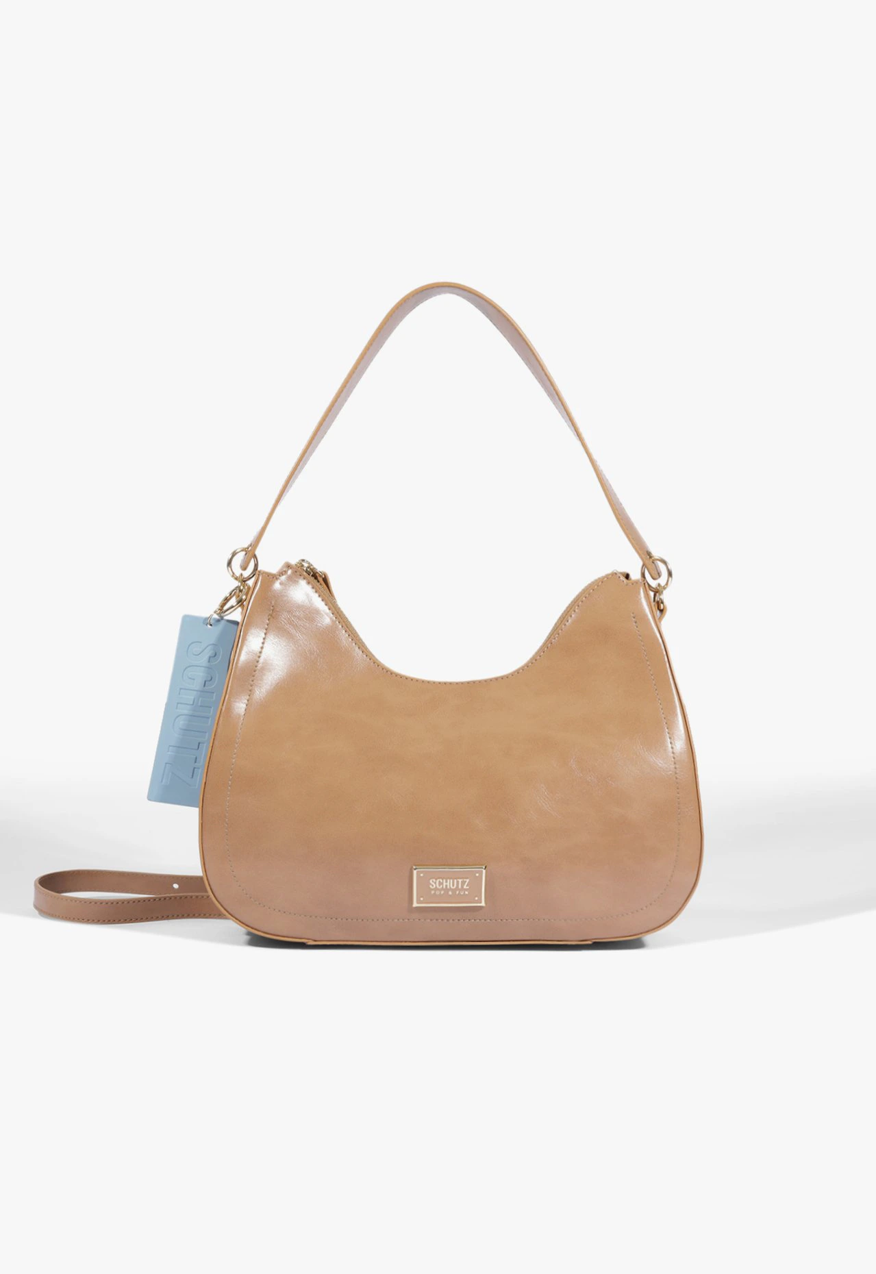 Bolsa Shoulder Média Marrom