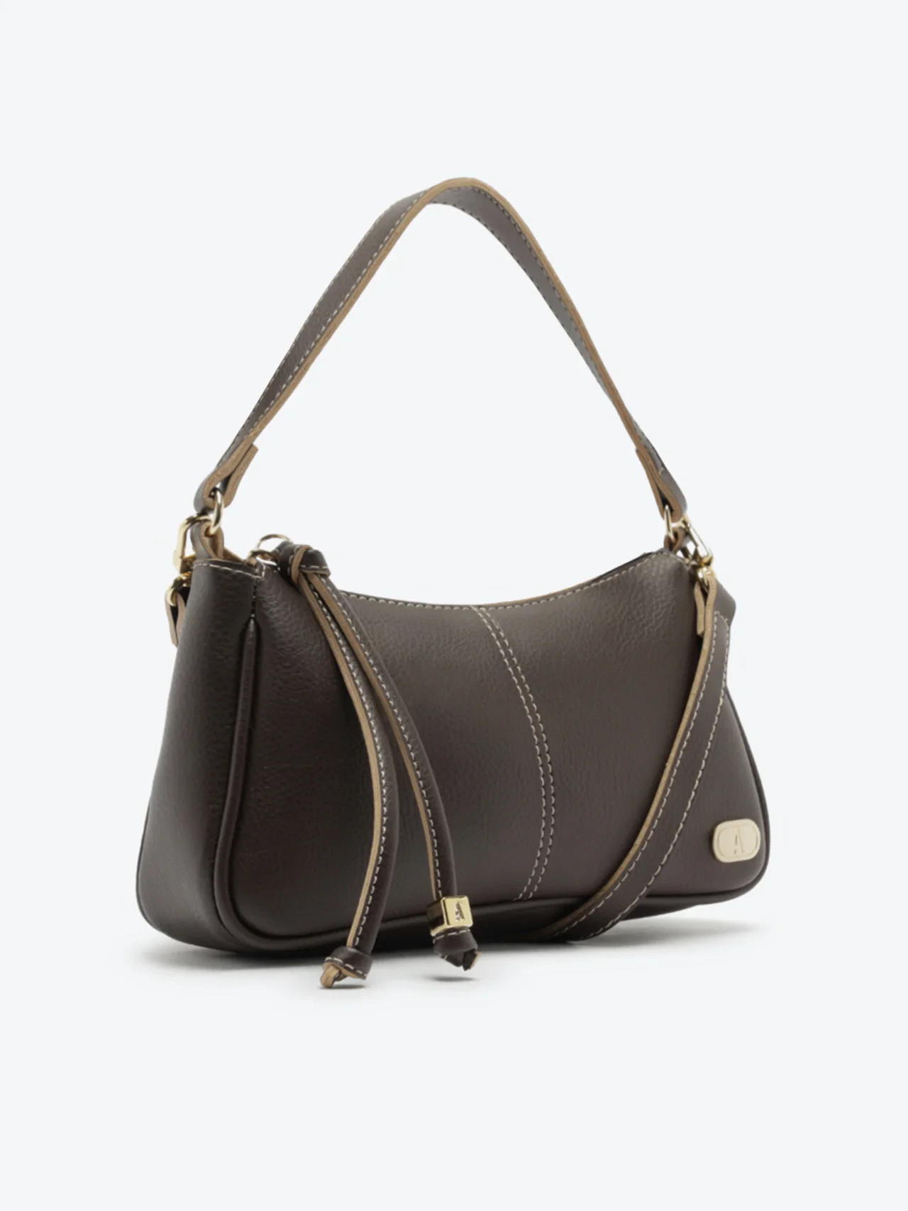 Bolsa Tiracolo Média New Marina Marrom Cinnamon