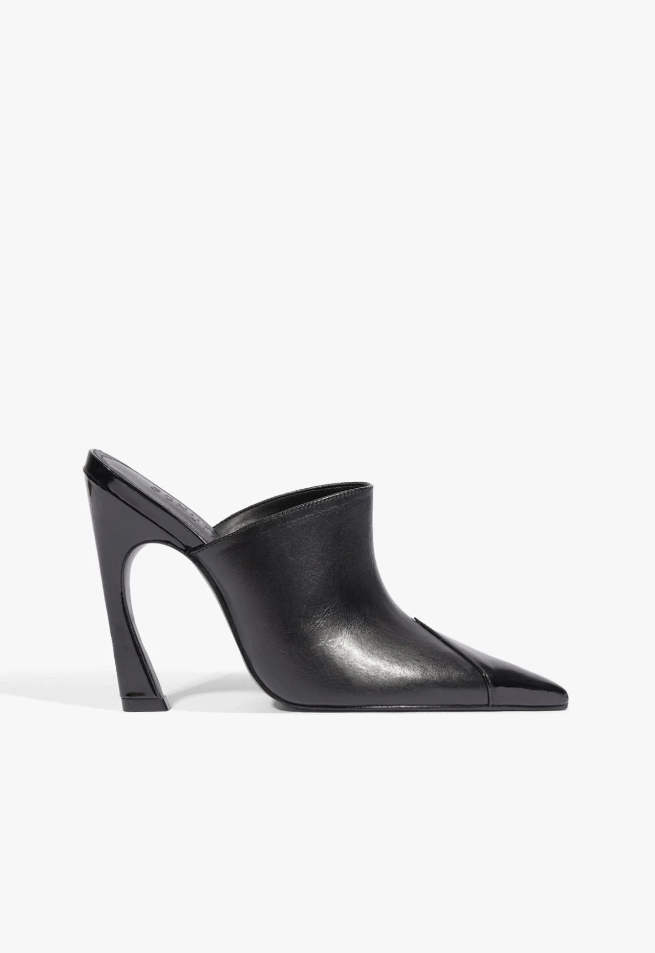 Mule Lexi Couro Preto