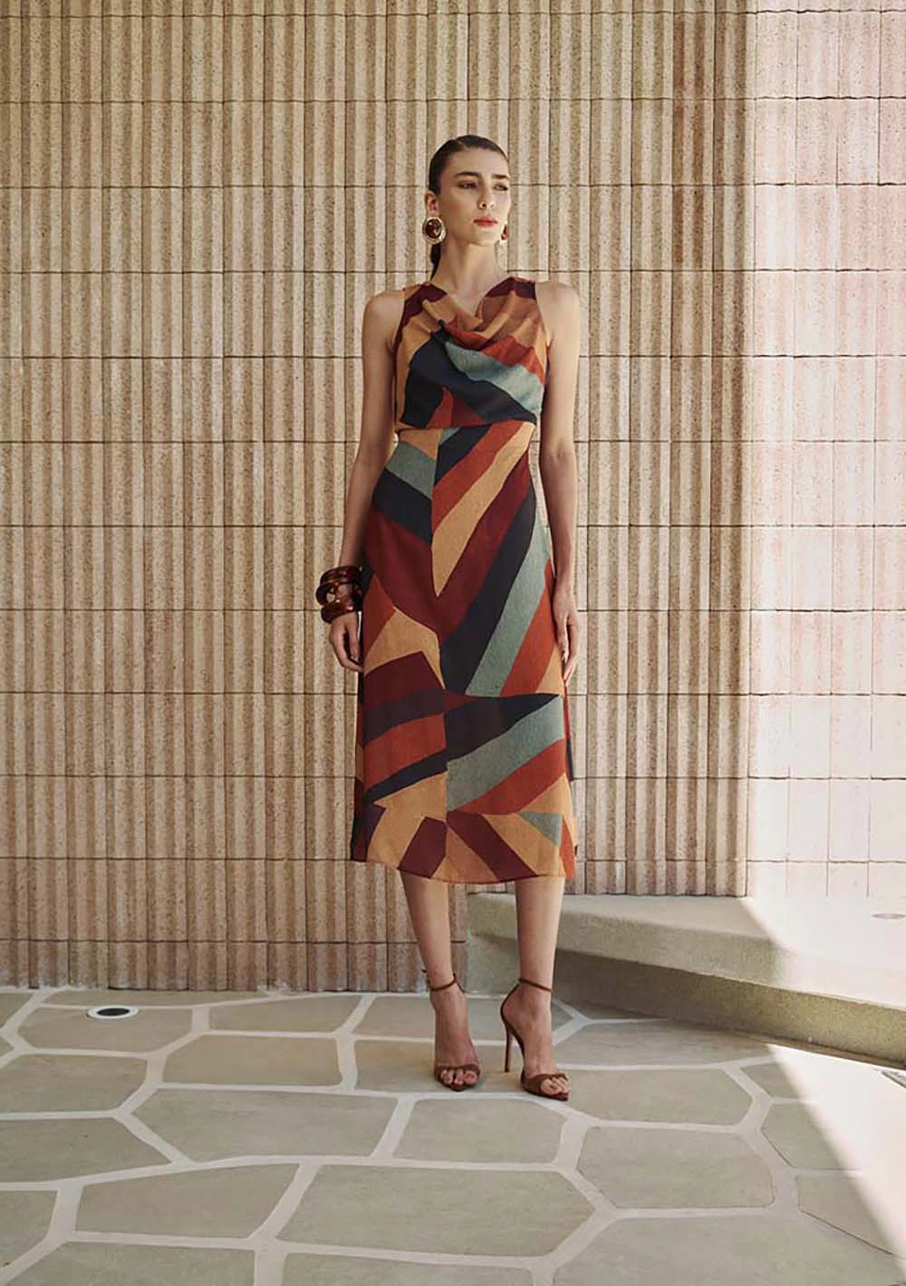 Vestido Midi Velatura Amarelo