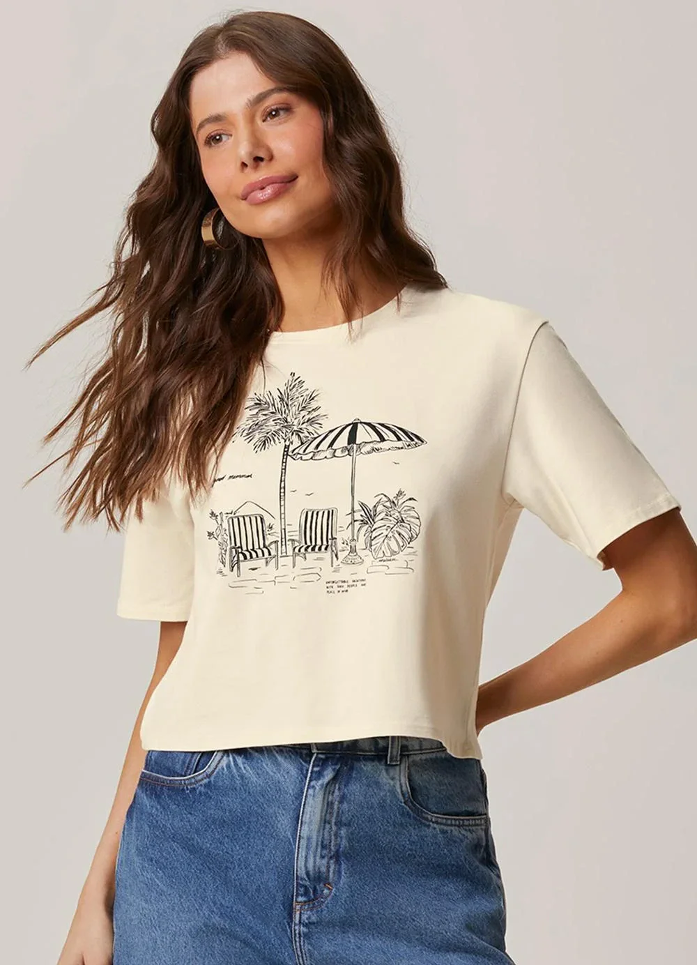 Malwee - Camiseta Good Memories Off White