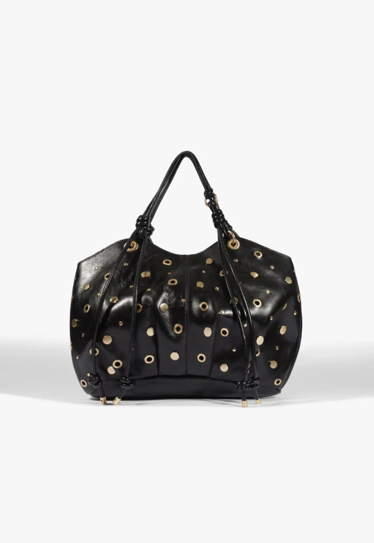Bolsa Hobo Berry Média Couro Preto