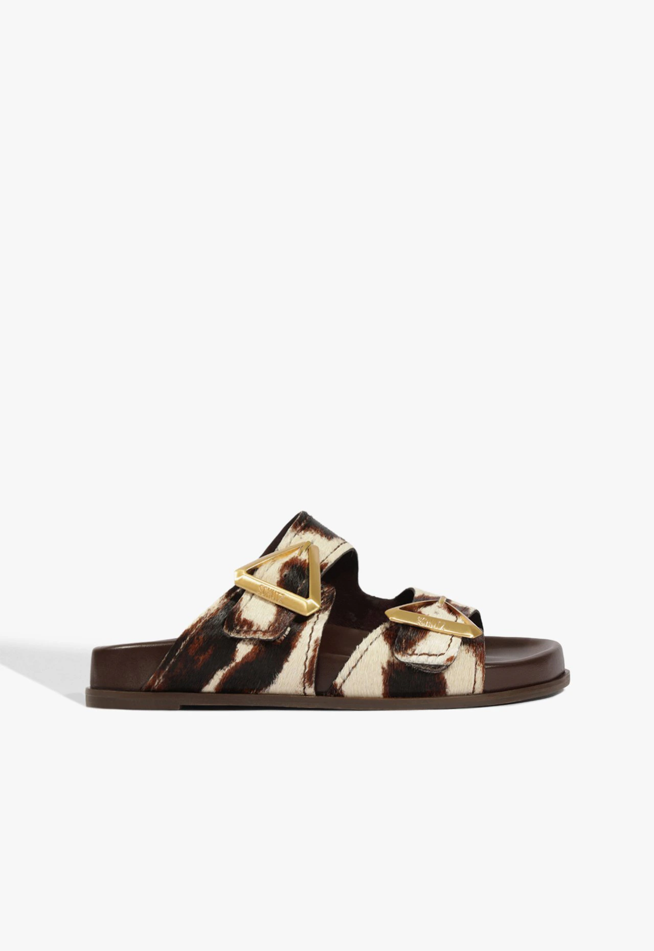 Papete Triangle Couro Animal Print