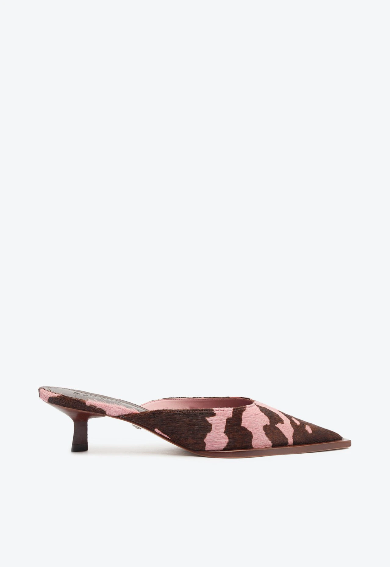 Mule Trendy Western Pelo Rosa