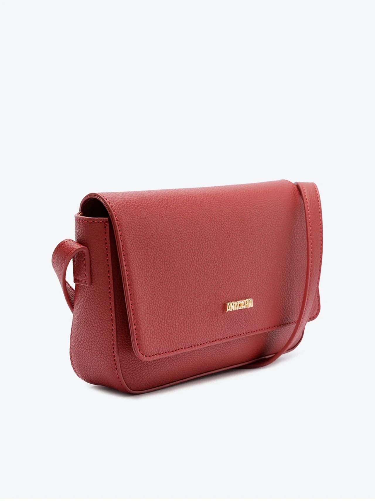 Bolsa Tiracolo Estruturada Vermelha