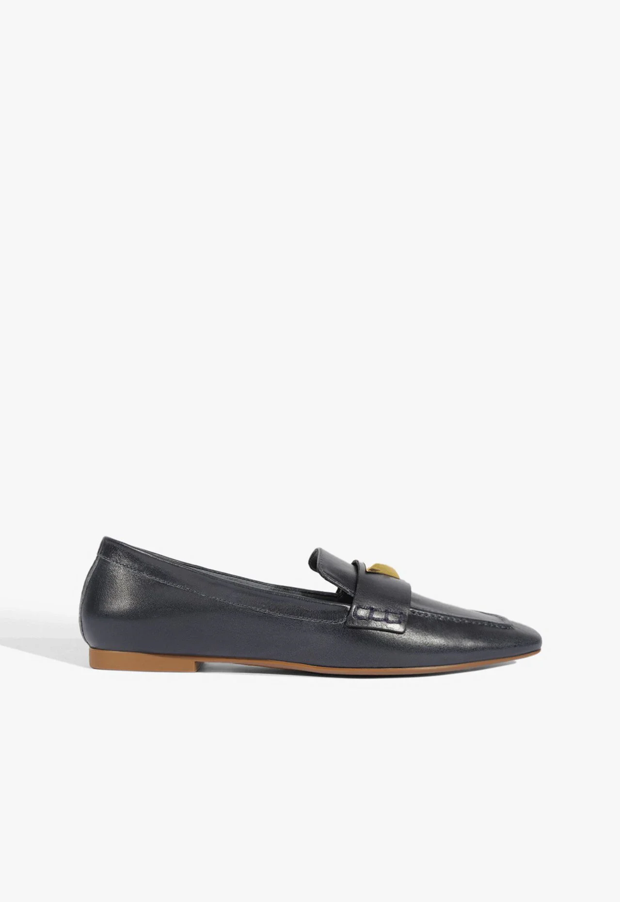 Mocassim Casual Couro Azul