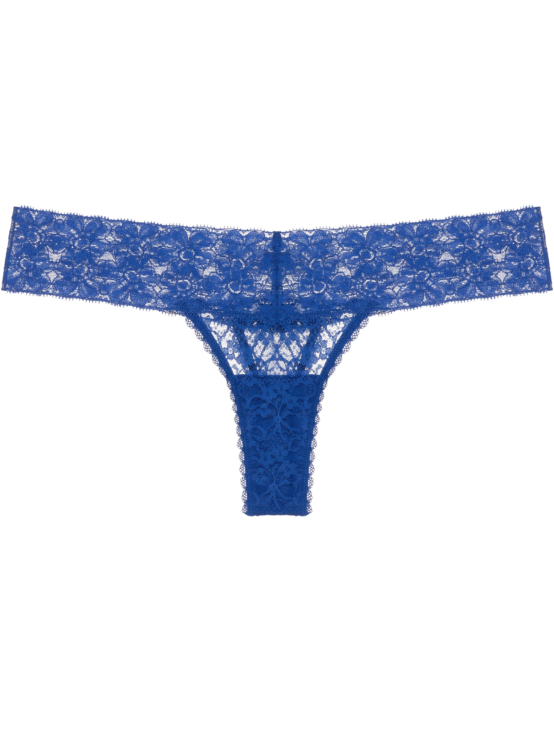 Calcinha Fio Renda Sweet Lace Azul Medio