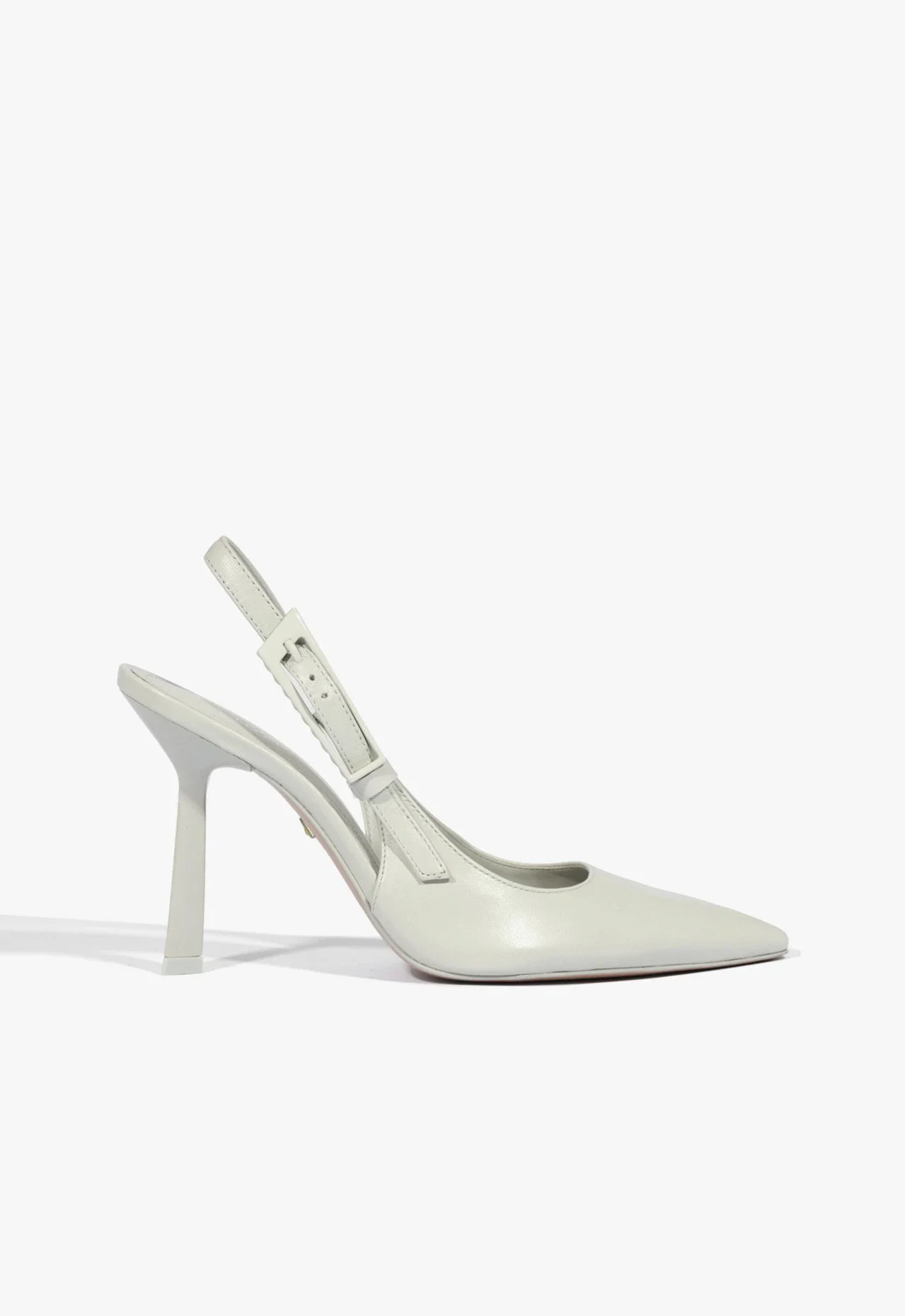 Scarpin Slingback Boss Couro Cinza