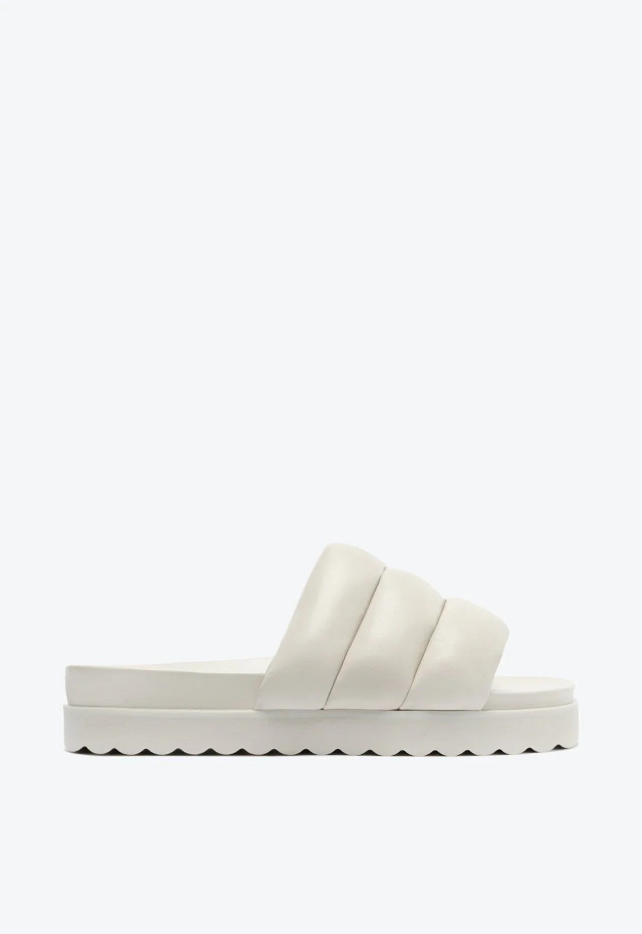 Papete Slide Flatform Maisha Off White