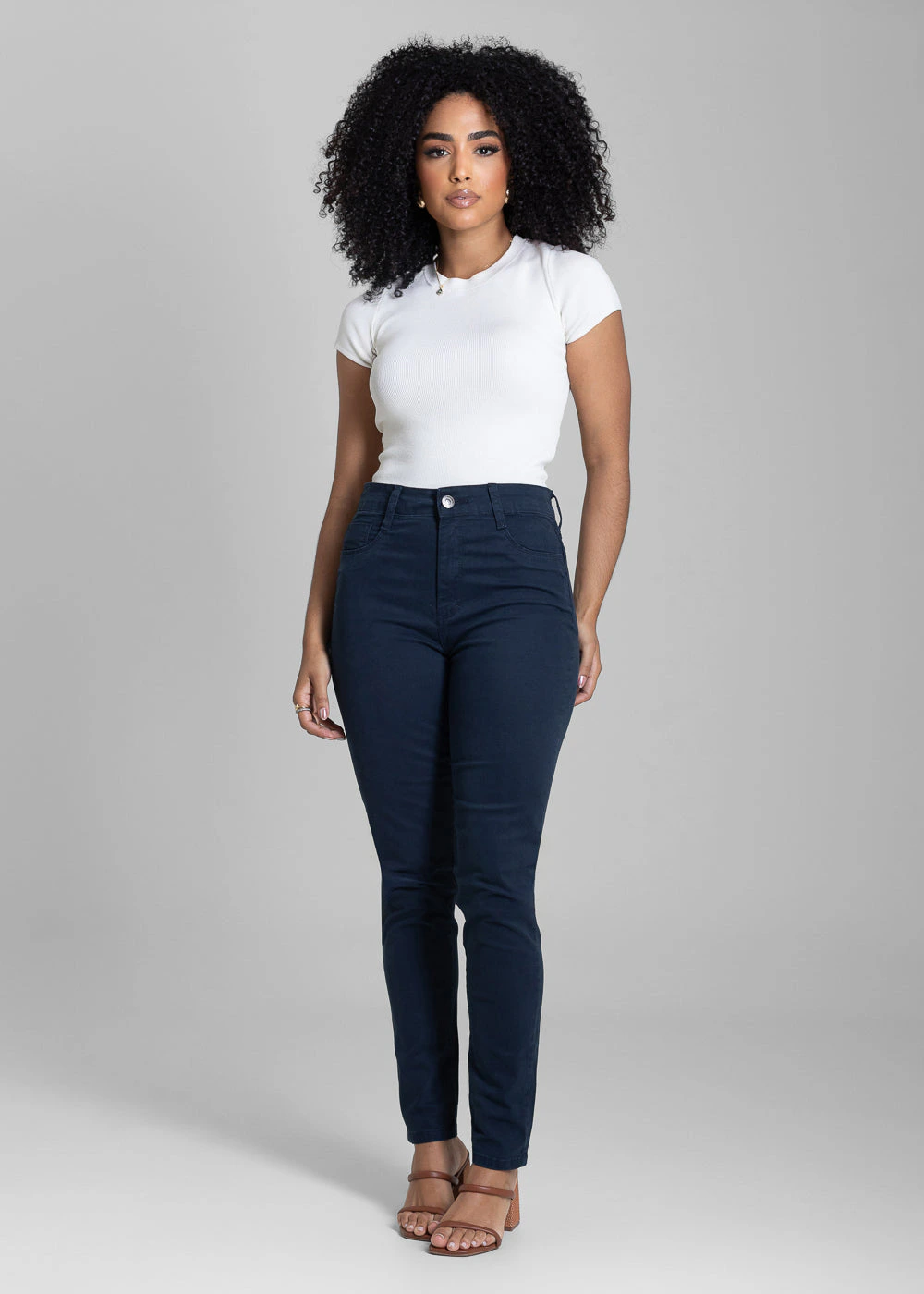 Calça Sarja Sawary Super Lipo - 282332 AZUL ESCURO