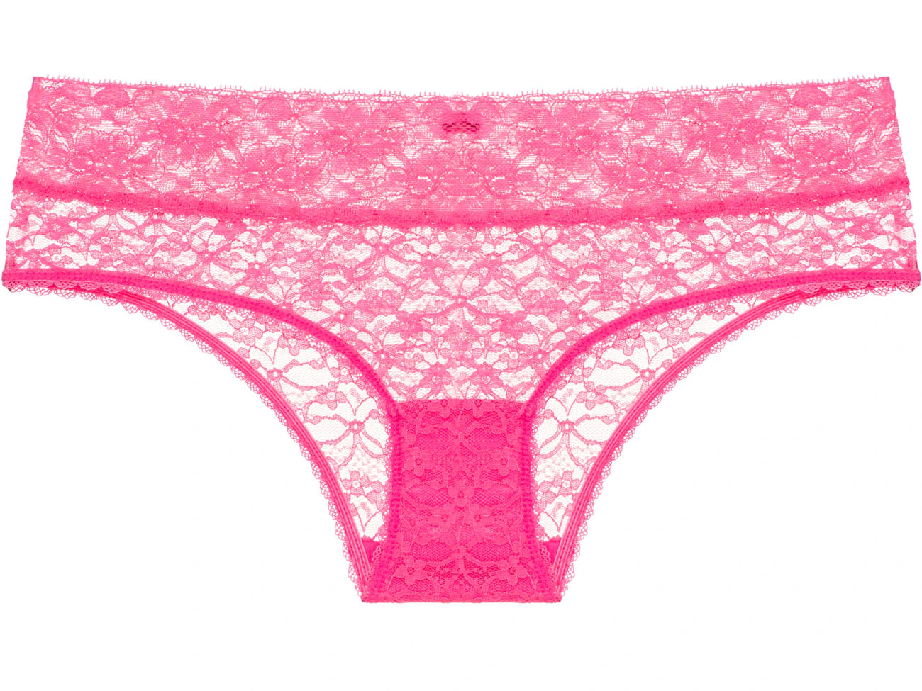 Calcinha Caleçon Renda Sweet Lace Rosa Make