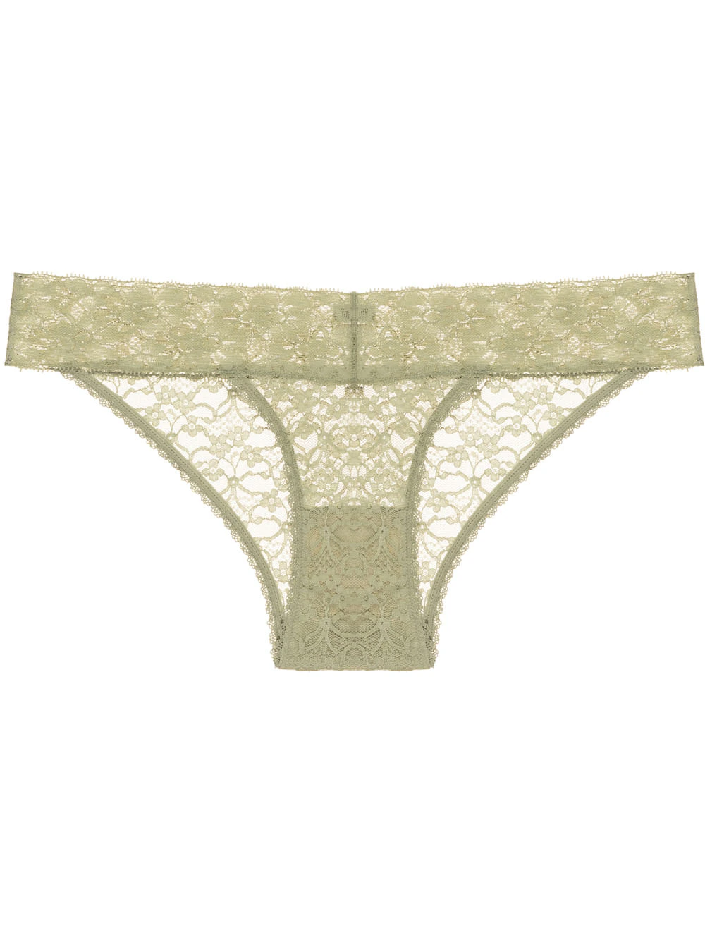 Calcinha Biquíni Renda Sweet Lace Verde Oliva
