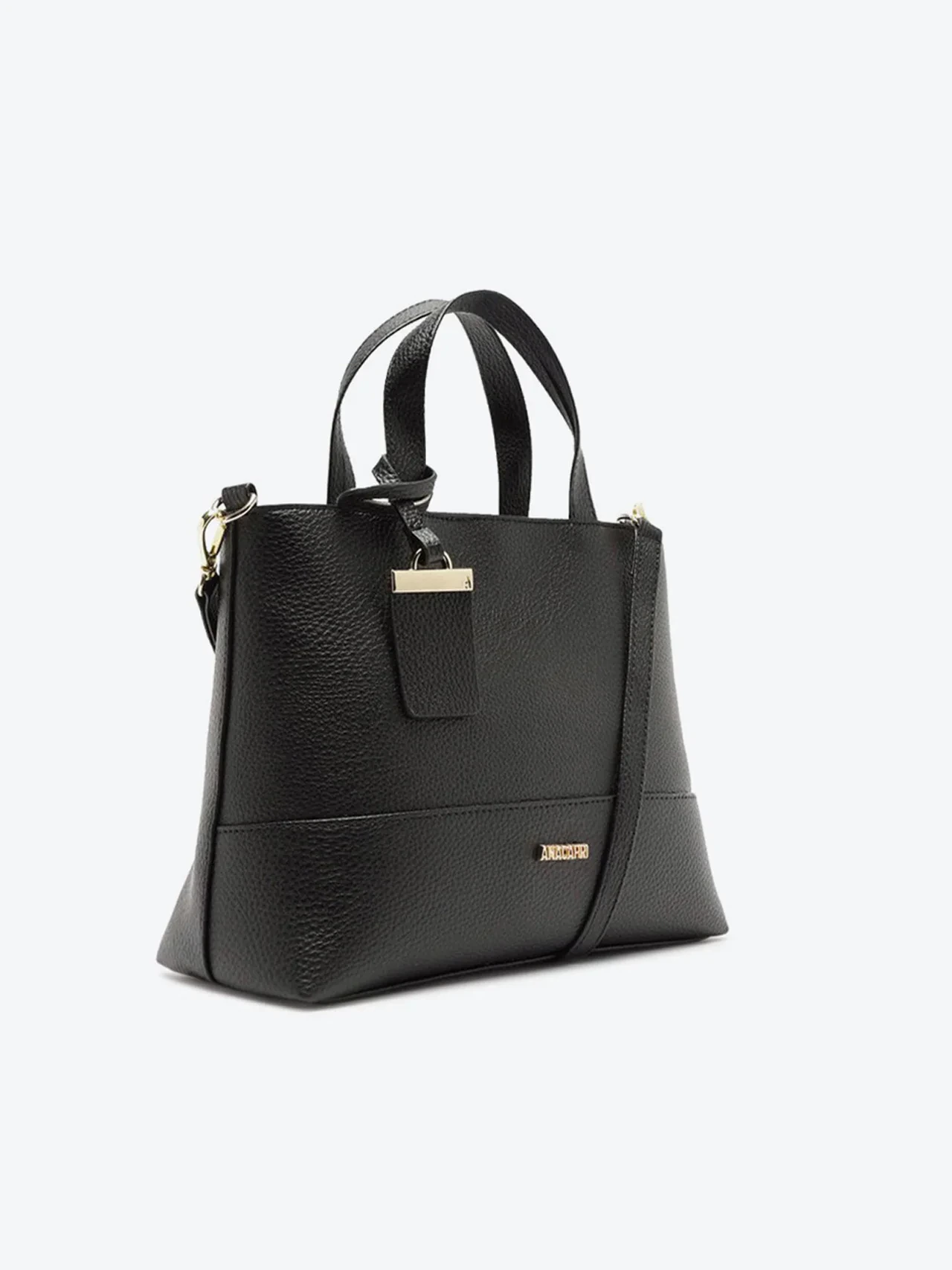 Bolsa Tote Média Bag Charm Preta