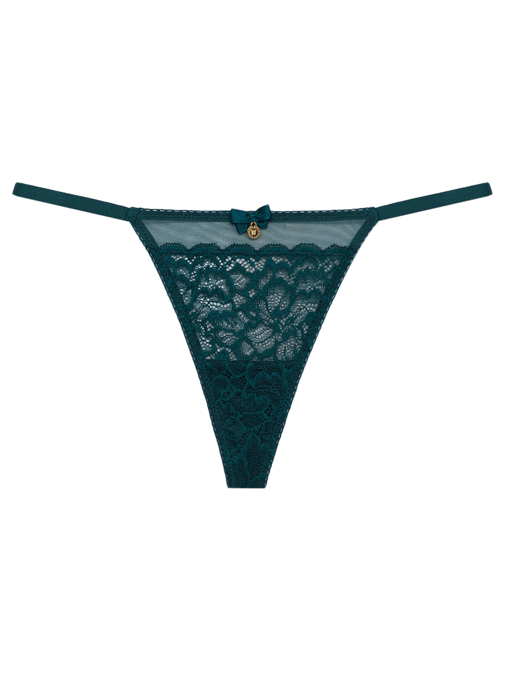 Calcinha Fio String Renda Beatriz Petroleo Mediterranea