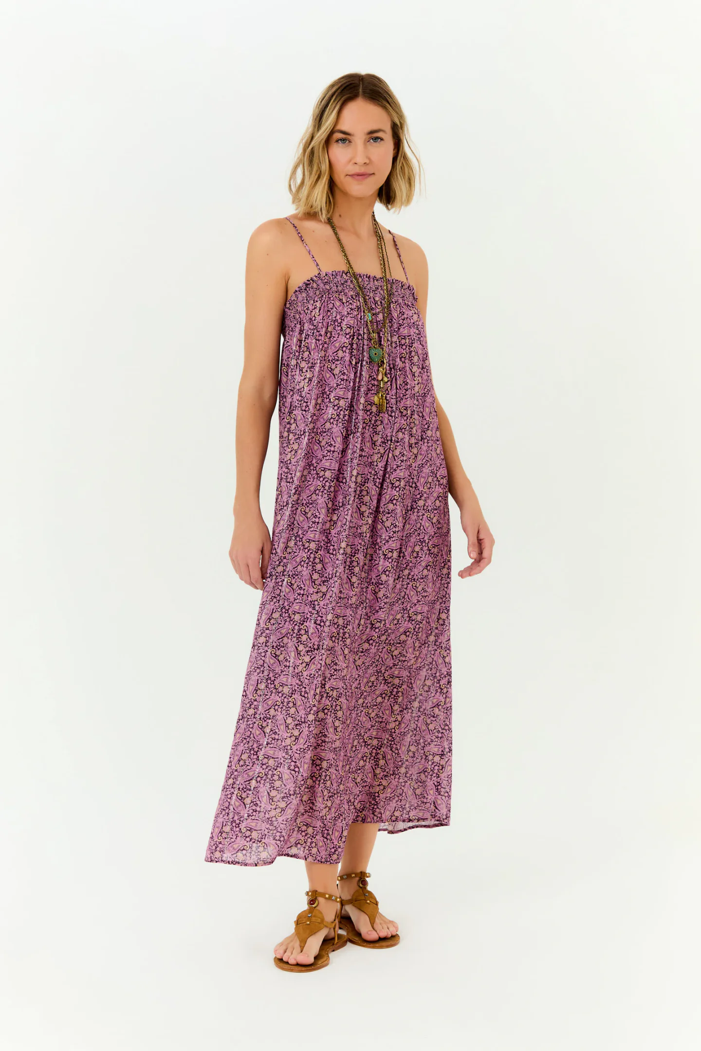 Vestido Lastex Decote Estampa Aysha
