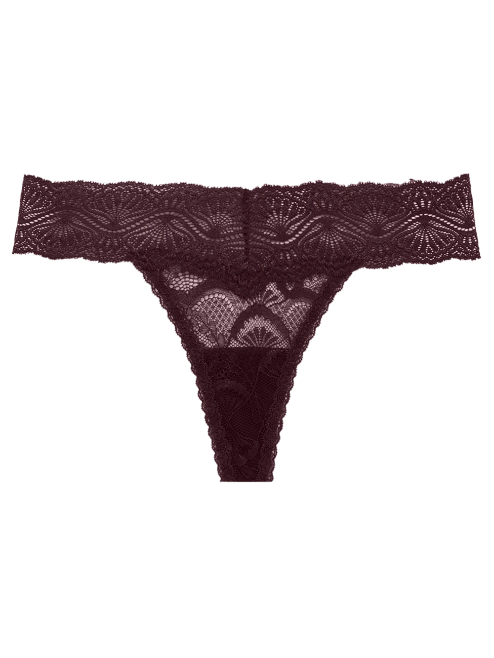 Calcinha Fio Renda Shiny Love Vinho Catawba Grape
