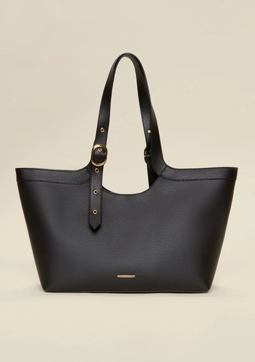 Bolsa Tote Detalhe Fivela Preto