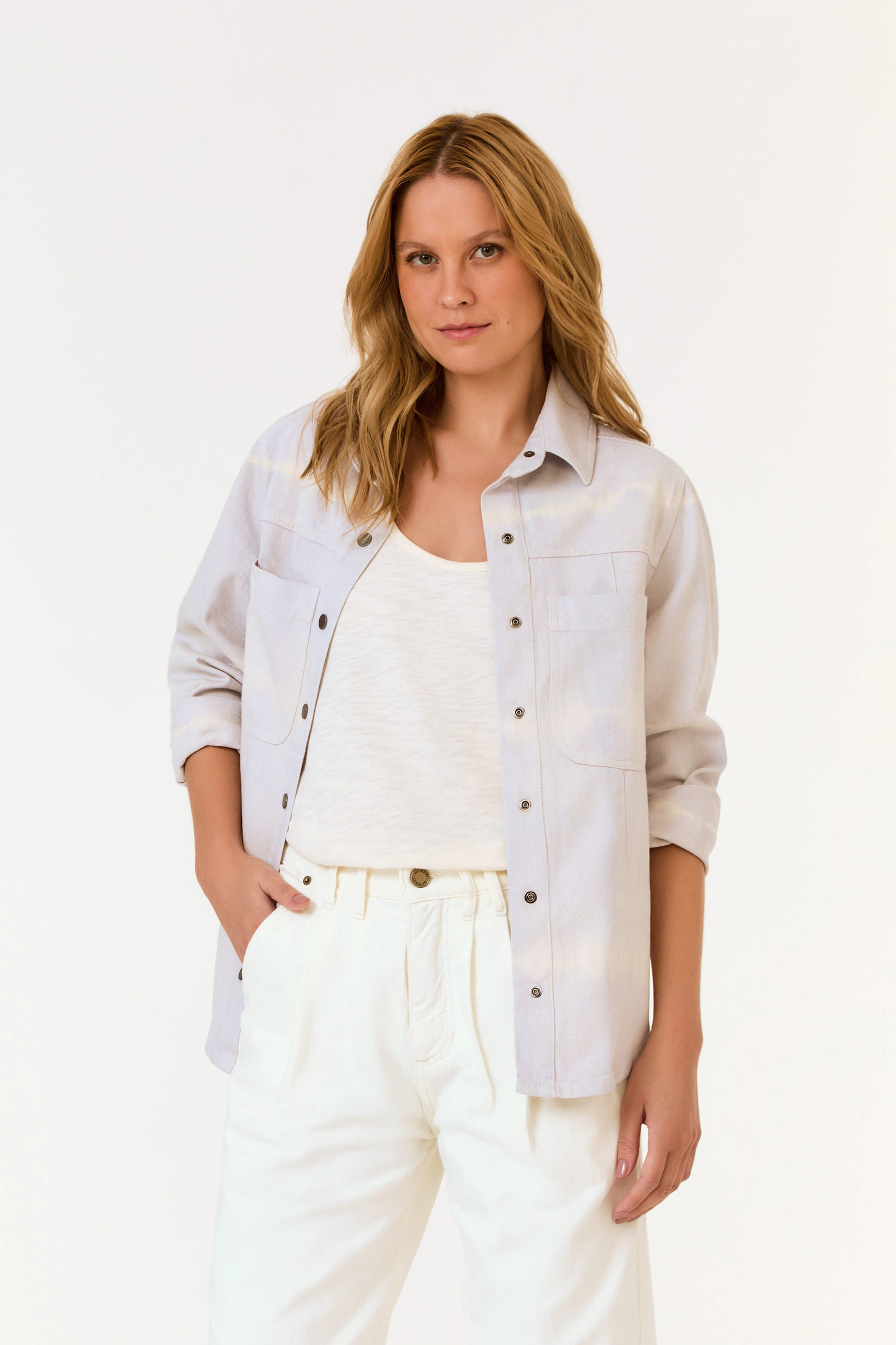 Camisa Sarja Tie Dye