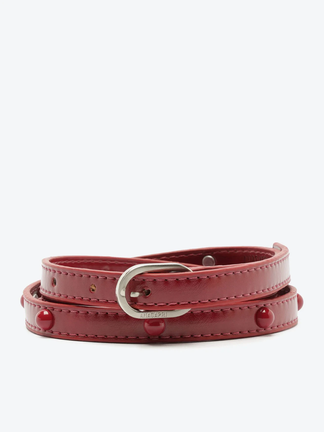 Cinto Médio Fivela Vermelho