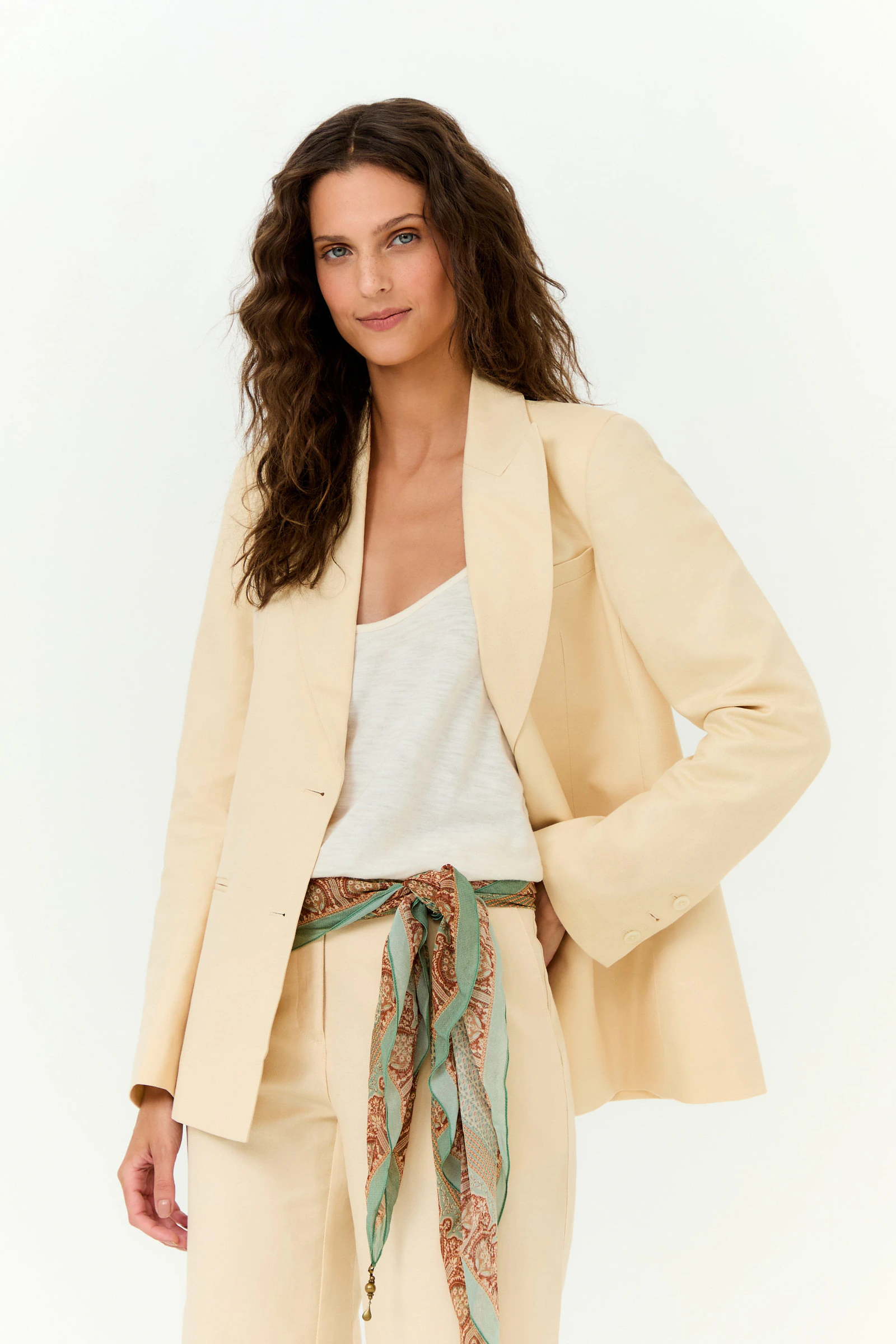 Blazer Alfaiataria Linho Sarjado