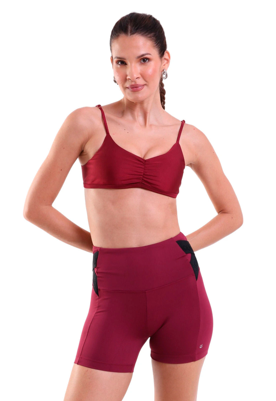 Shorts Fitness Tech Compress Com Detalhe