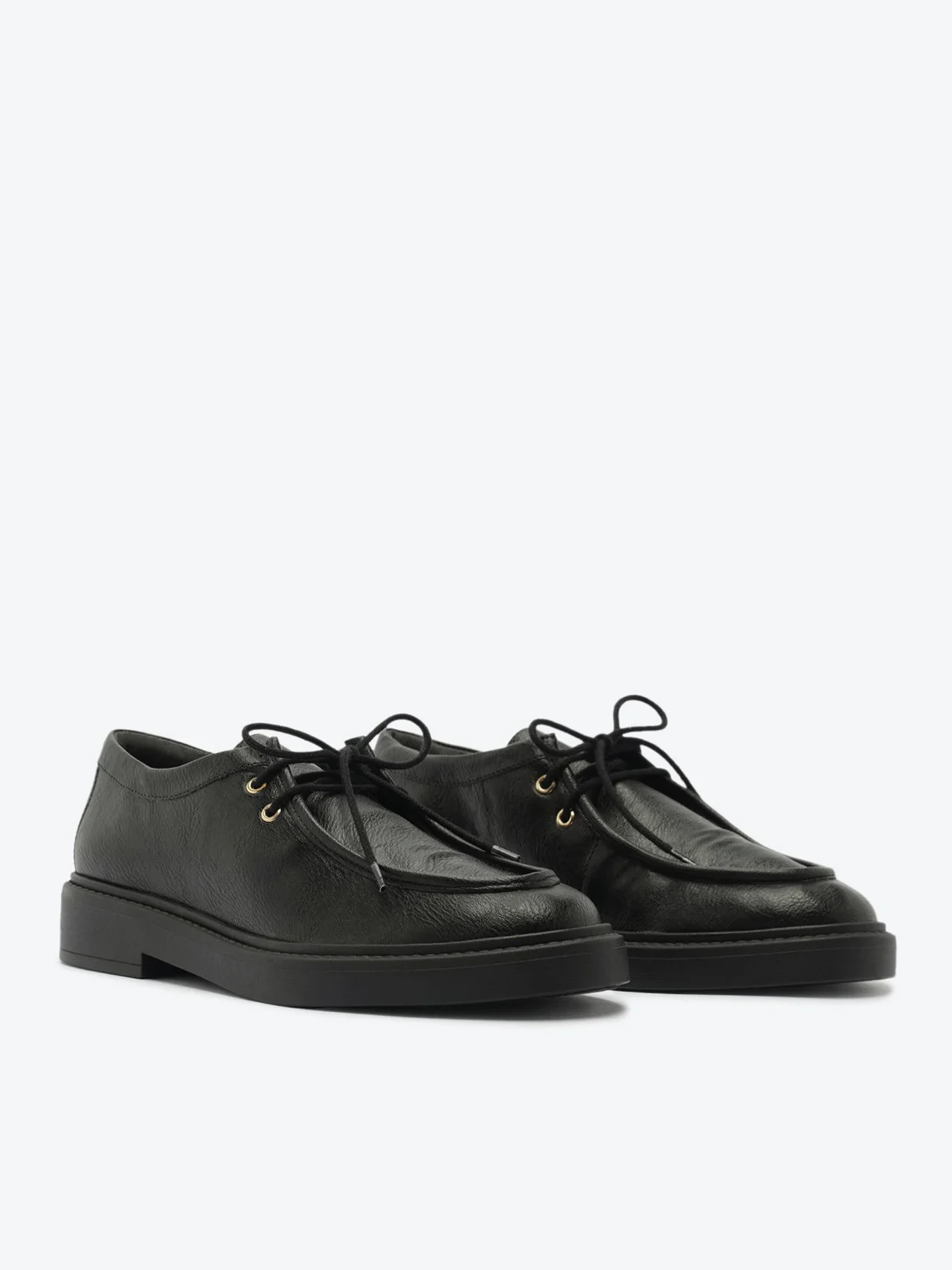 Mocassim Oxford Amarração Preto