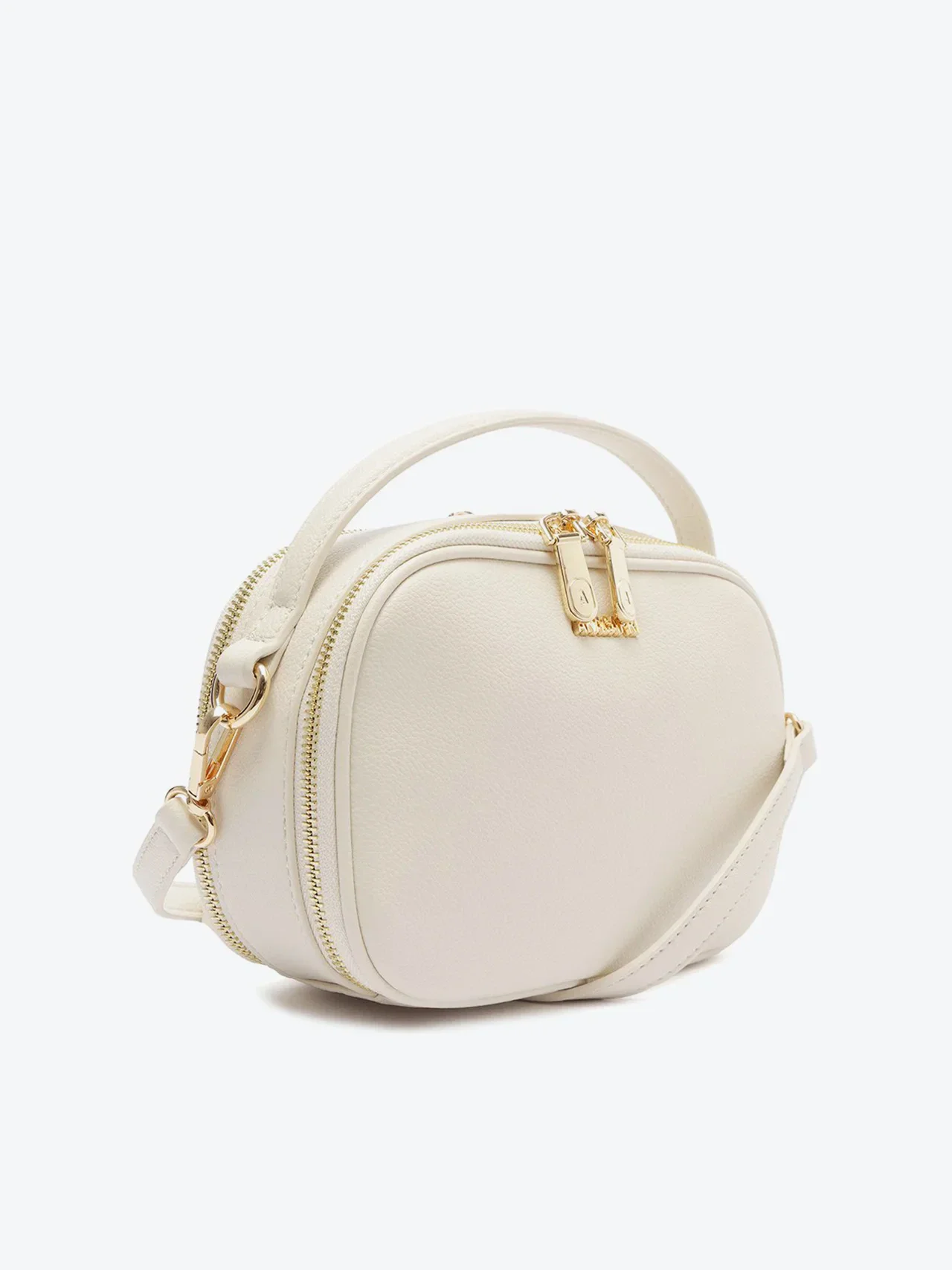 Bolsa Tiracolo Média Alça Redonda Branca
