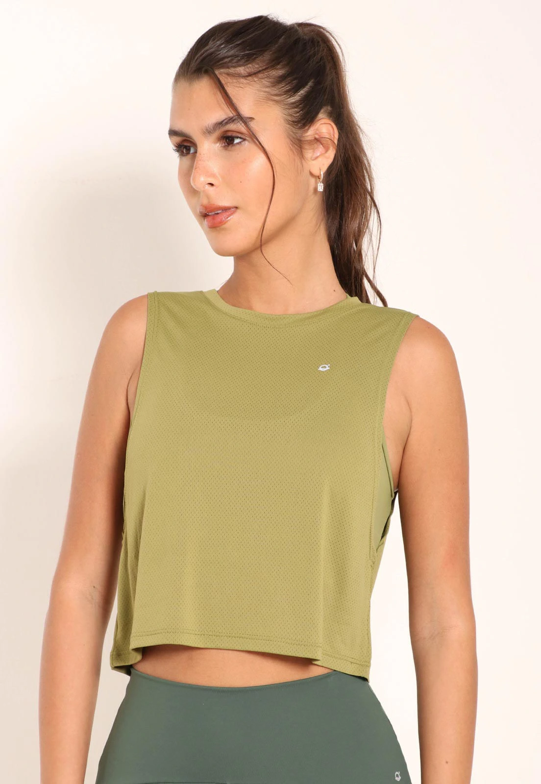Cropped Fitness Sting Alças Largas