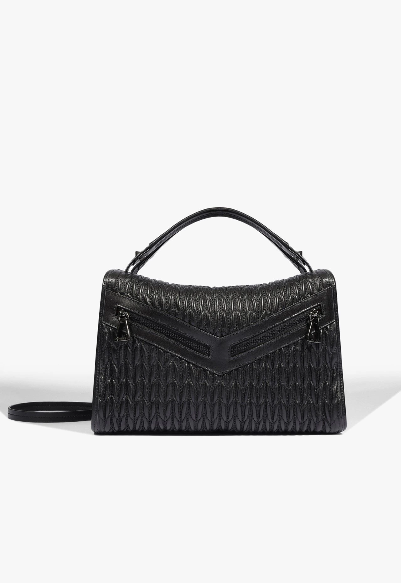 Bolsa Tote Suki Grande Couro Preta