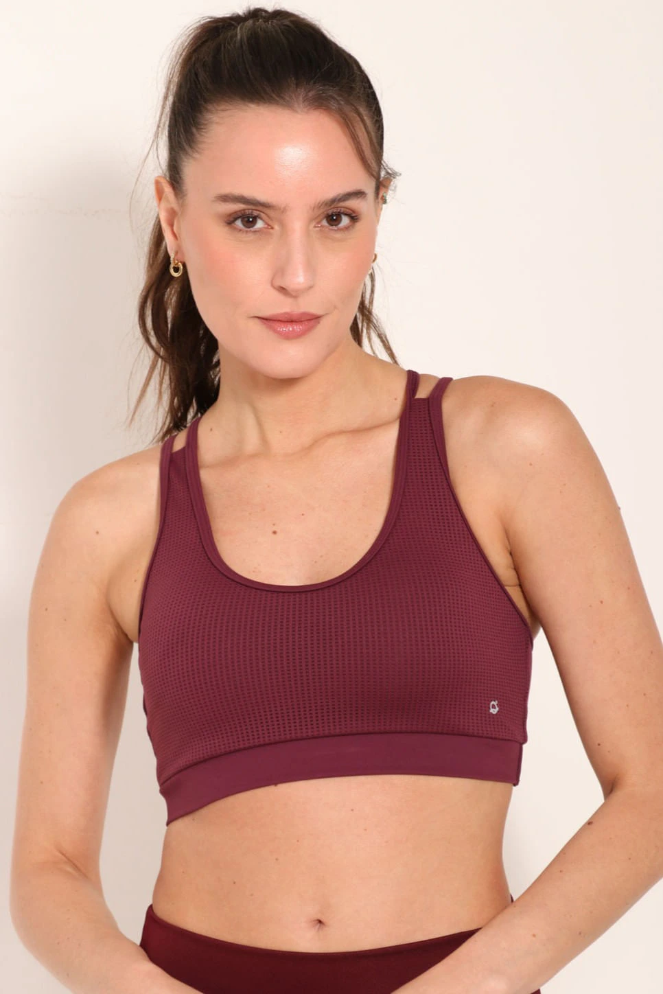 Top Nadador Fitness Compress Com Bojo Removível