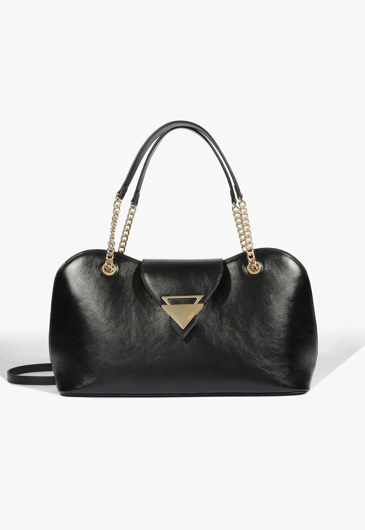 Bolsa Tote Siena Grande Couro Preta