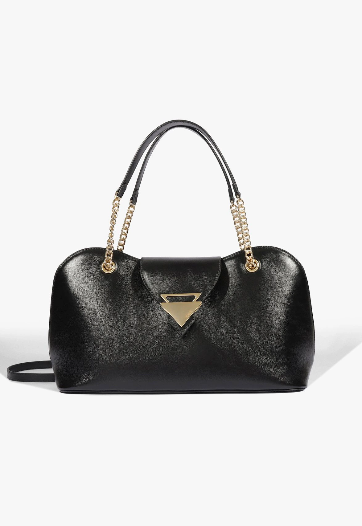 Bolsa Tote Siena Grande Couro Preta
